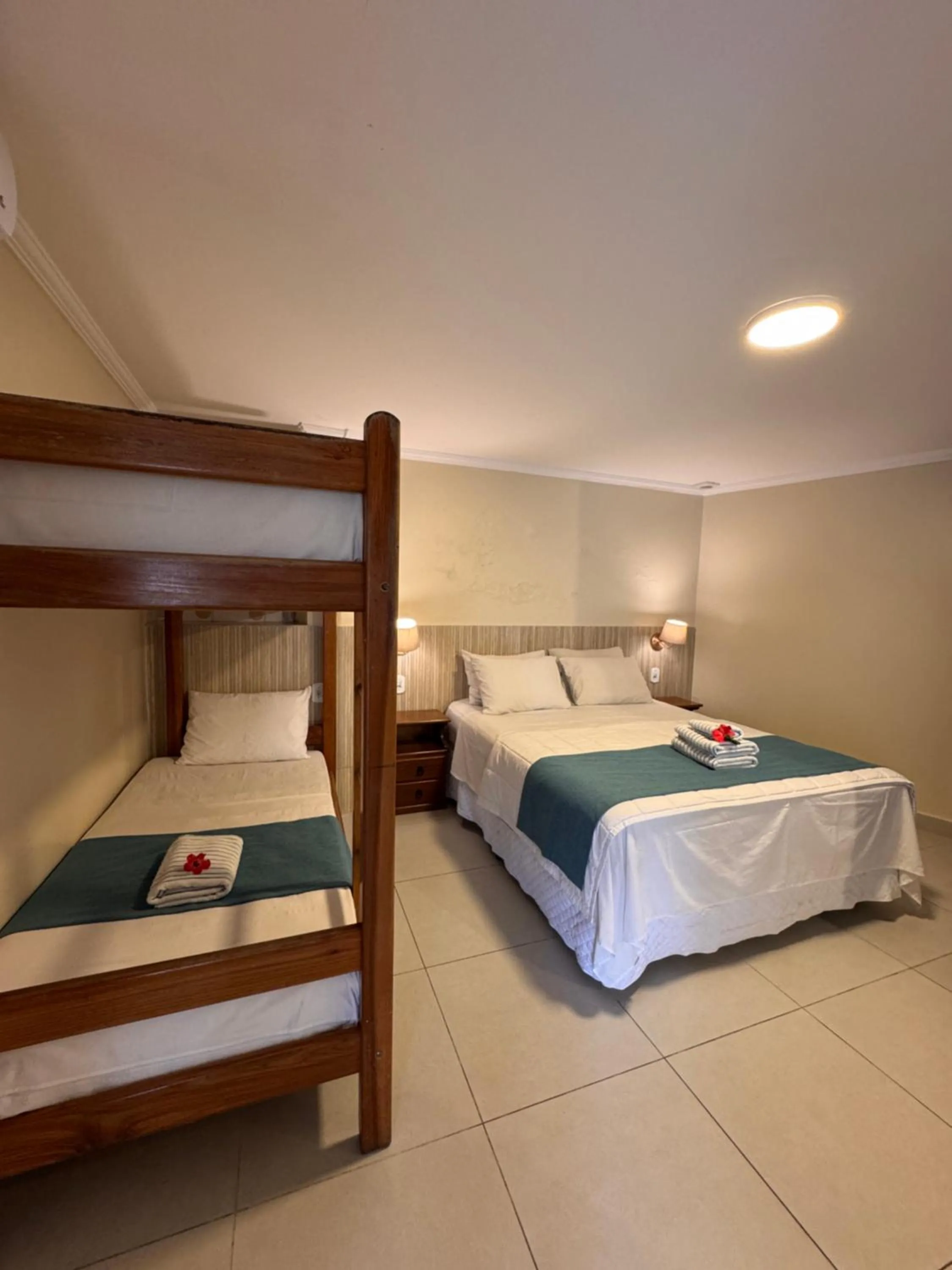 Bed in Pousada Porto Praia