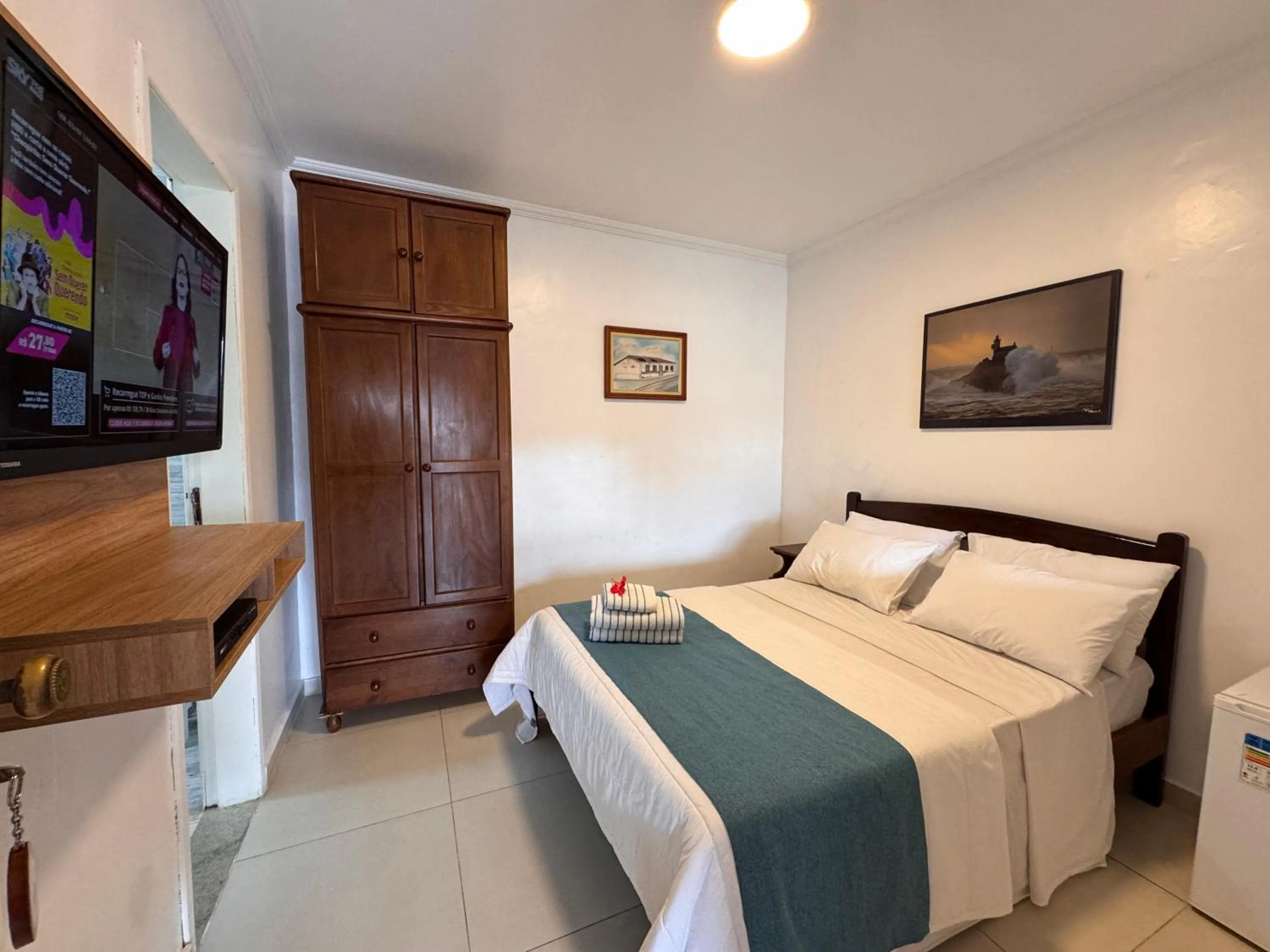 Bed in Pousada Porto Praia