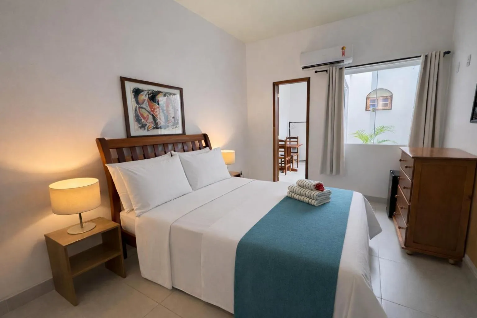 Bed in Pousada Porto Praia