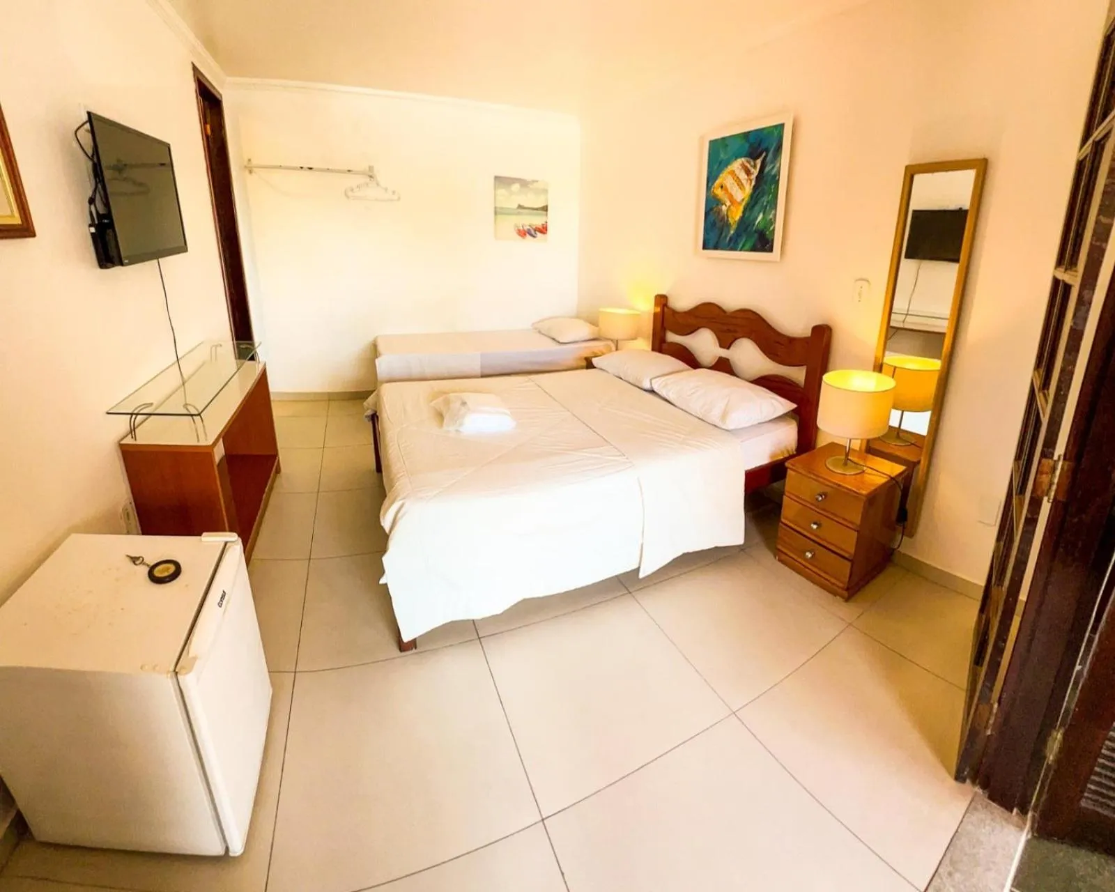 Bedroom, Bed in Pousada Porto Praia