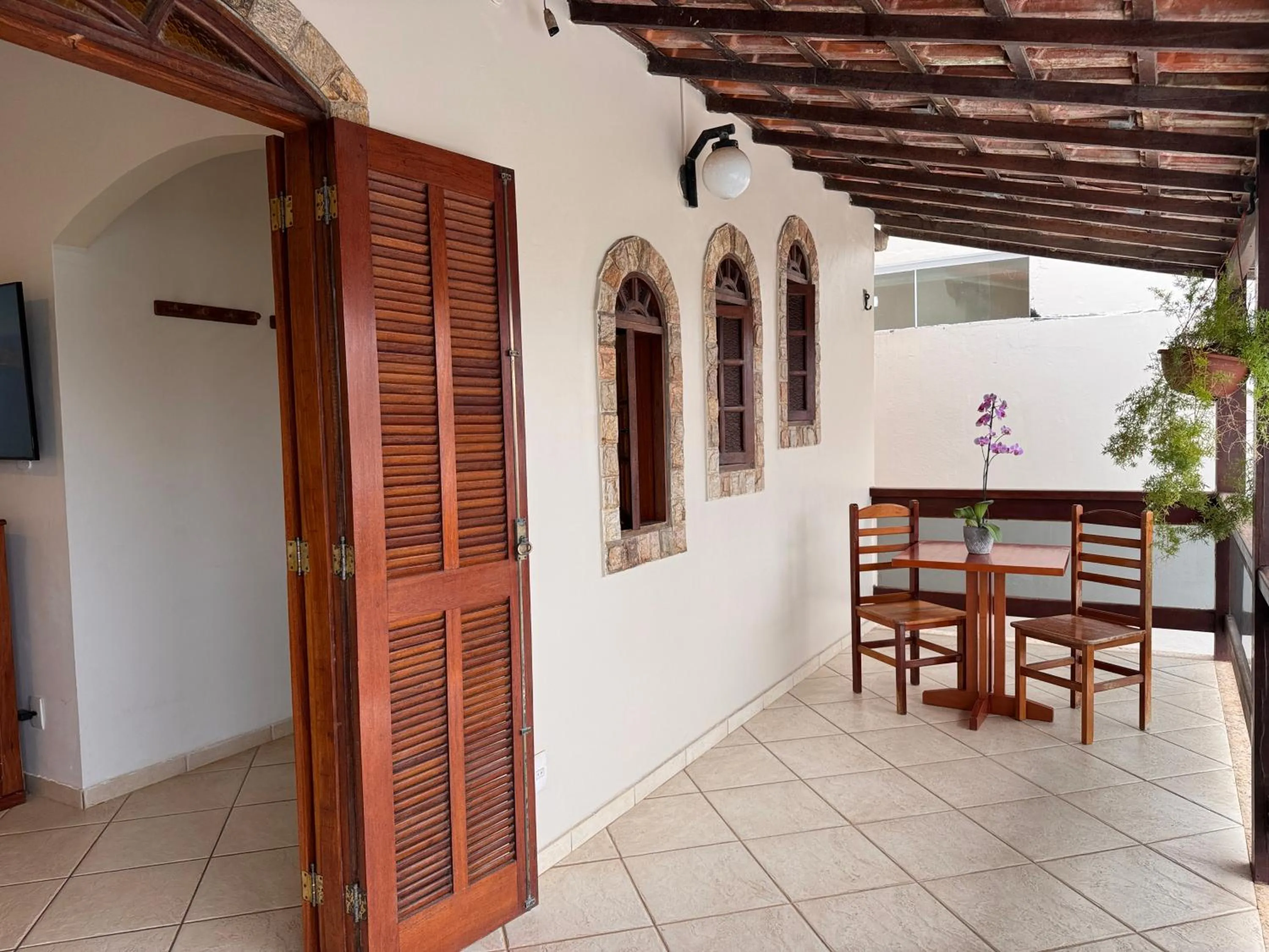 Balcony/Terrace in Pousada Porto Praia
