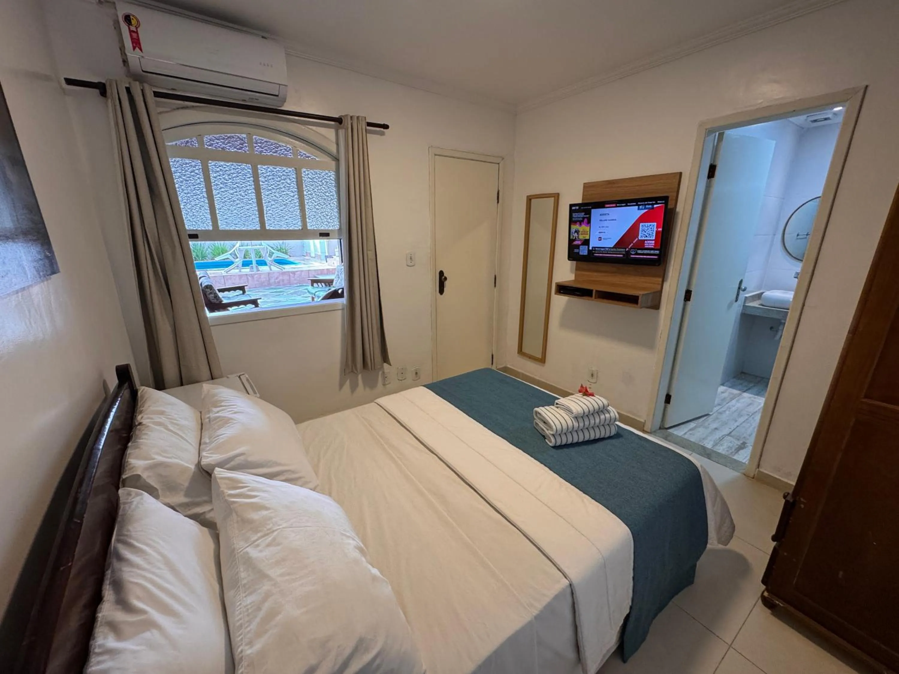 Bed in Pousada Porto Praia