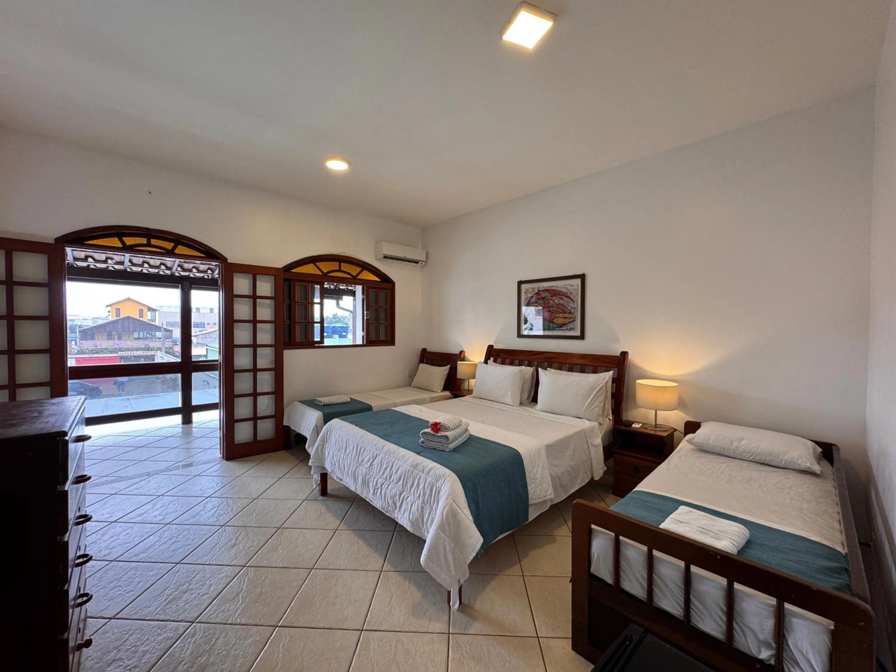 Bed in Pousada Porto Praia