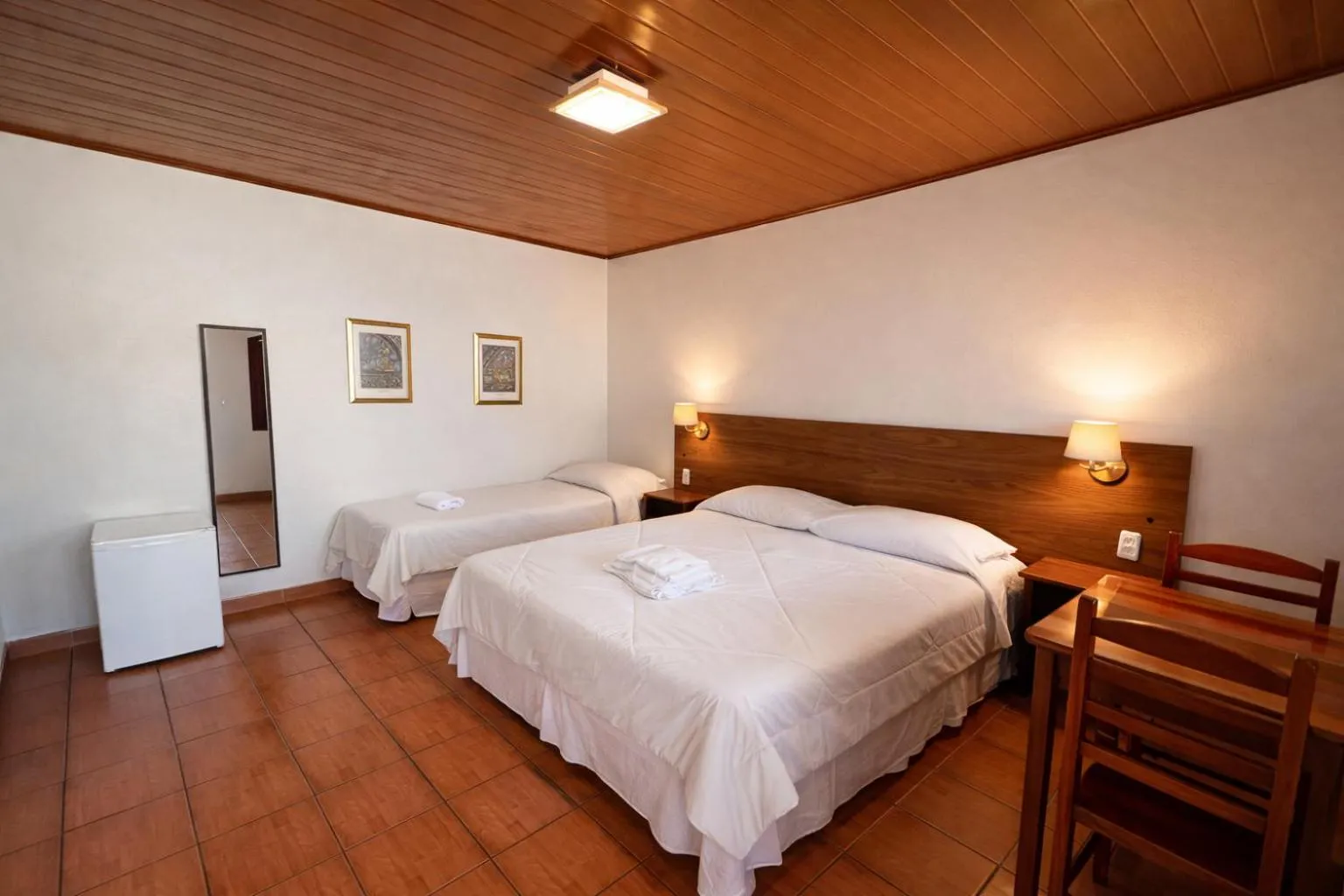 Bed in Pousada Porto Praia