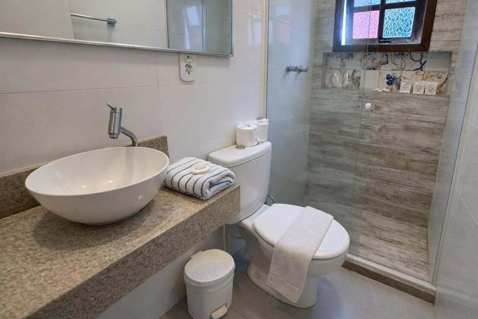 Bathroom in Pousada Porto Praia