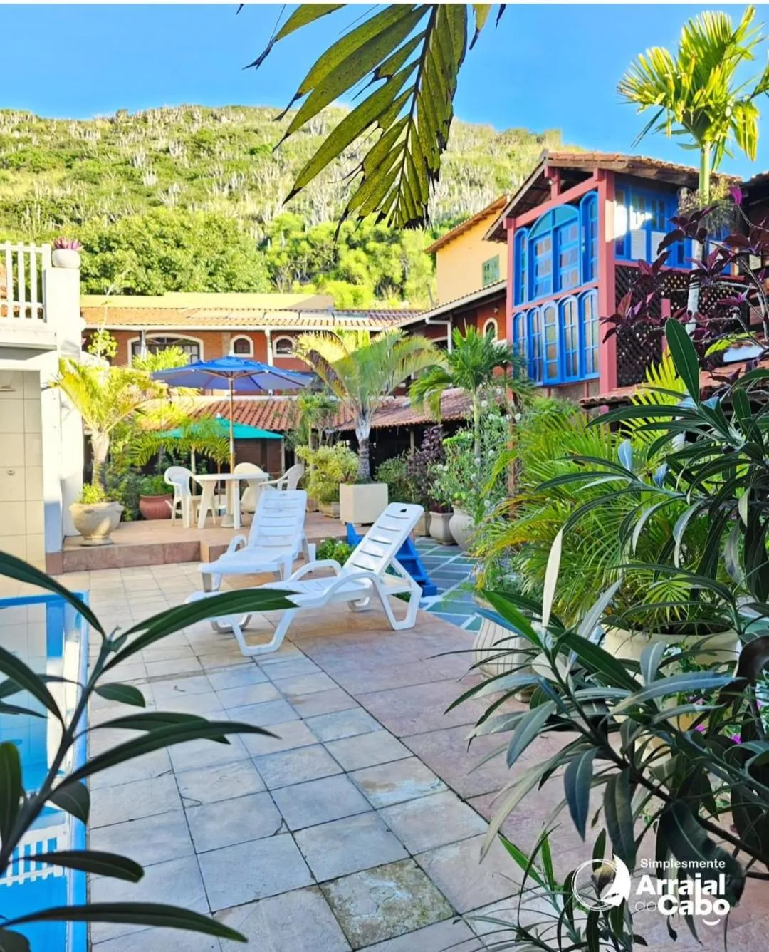 sunbed in Pousada Porto Praia