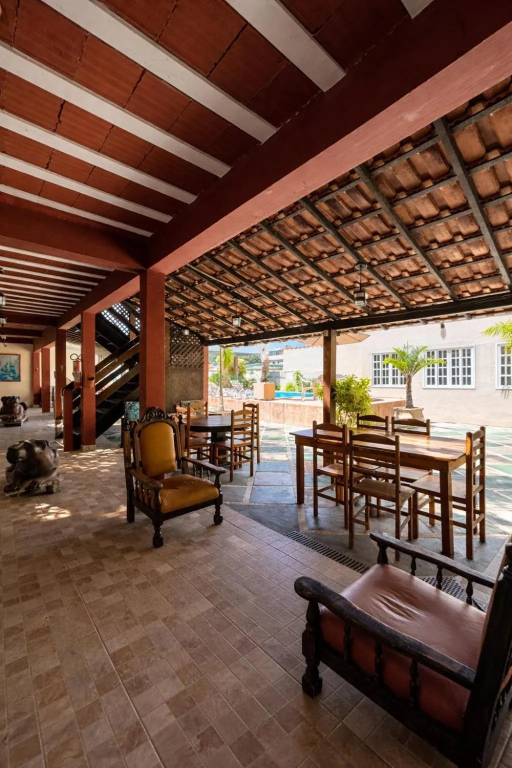 Patio in Pousada Porto Praia