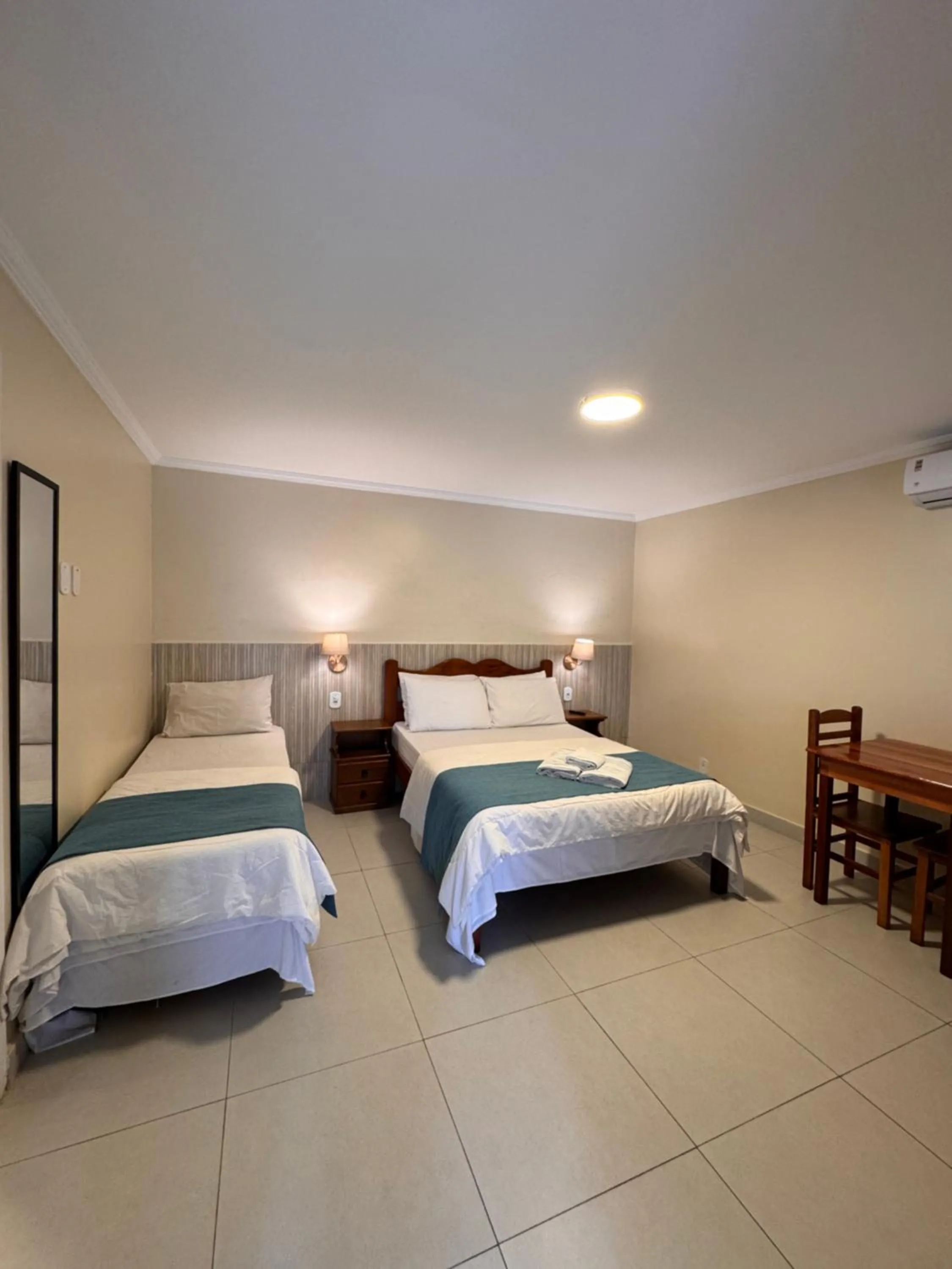 Bed in Pousada Porto Praia