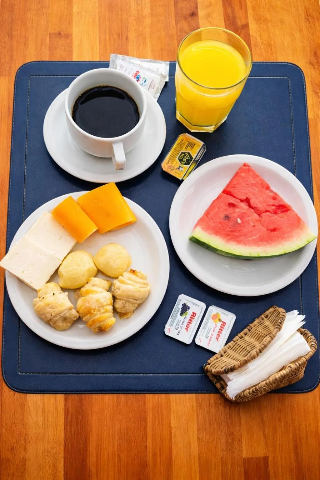 Food and drinks in Pousada Porto Praia