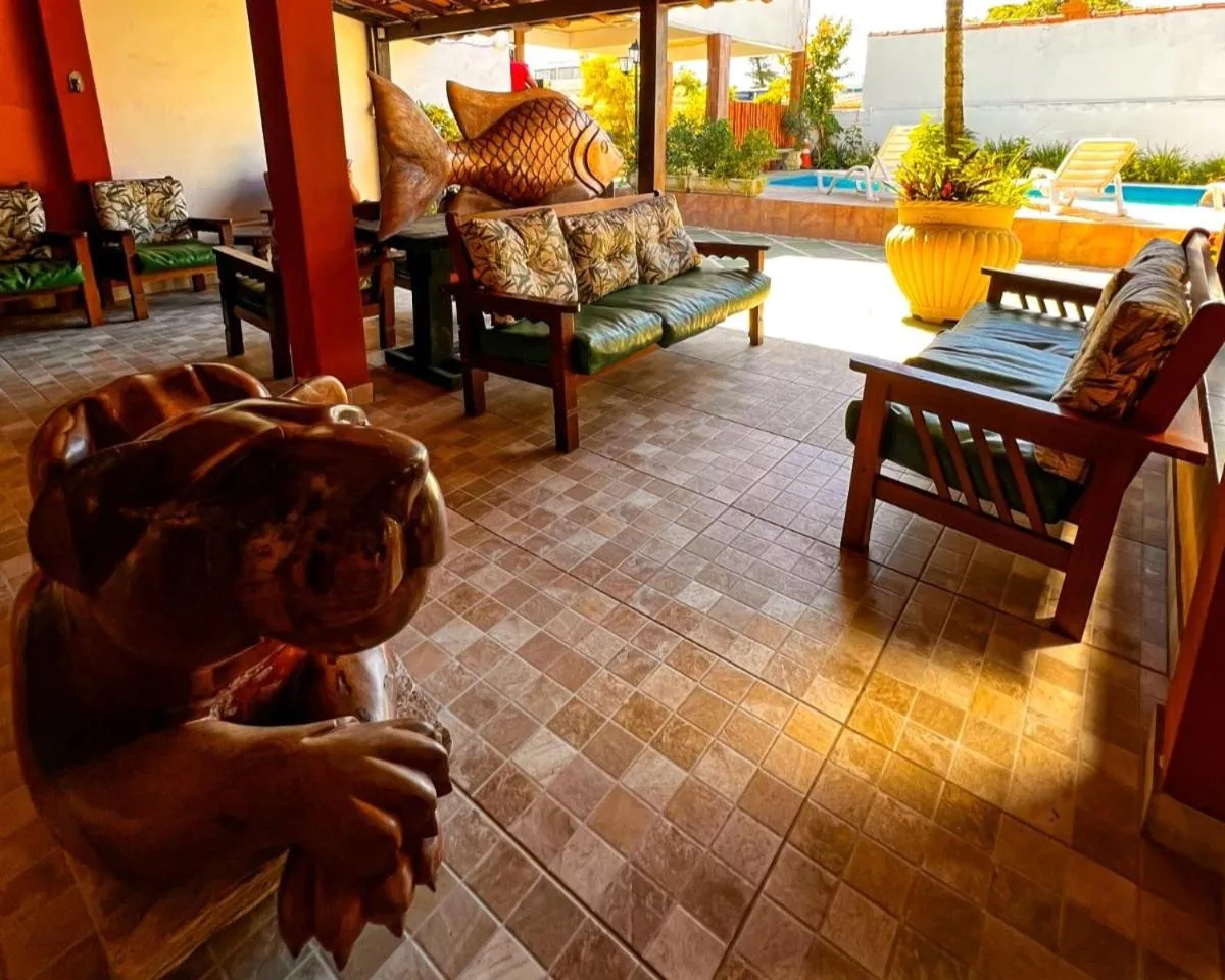 Swimming pool in Pousada Porto Praia