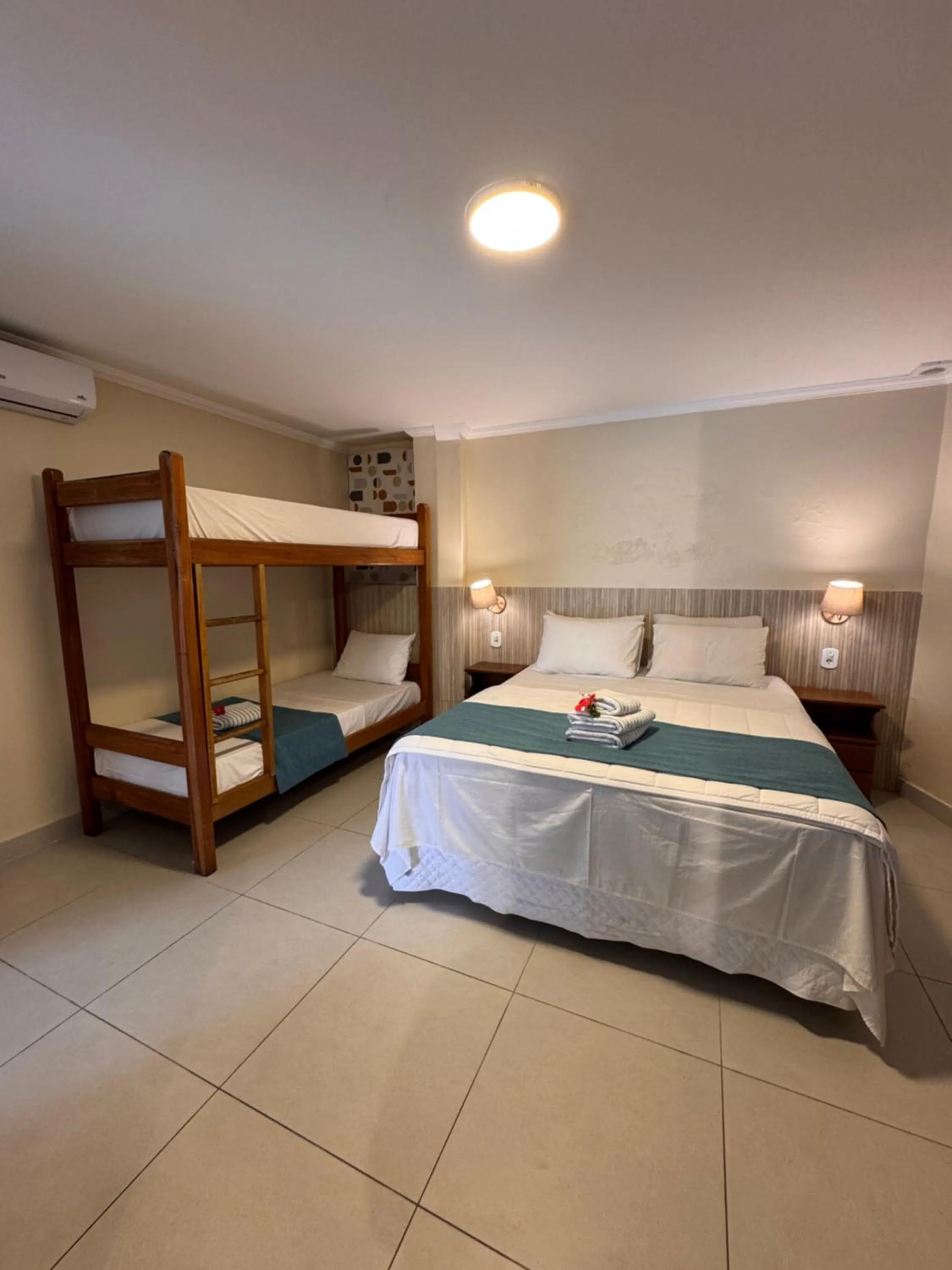 Bed in Pousada Porto Praia