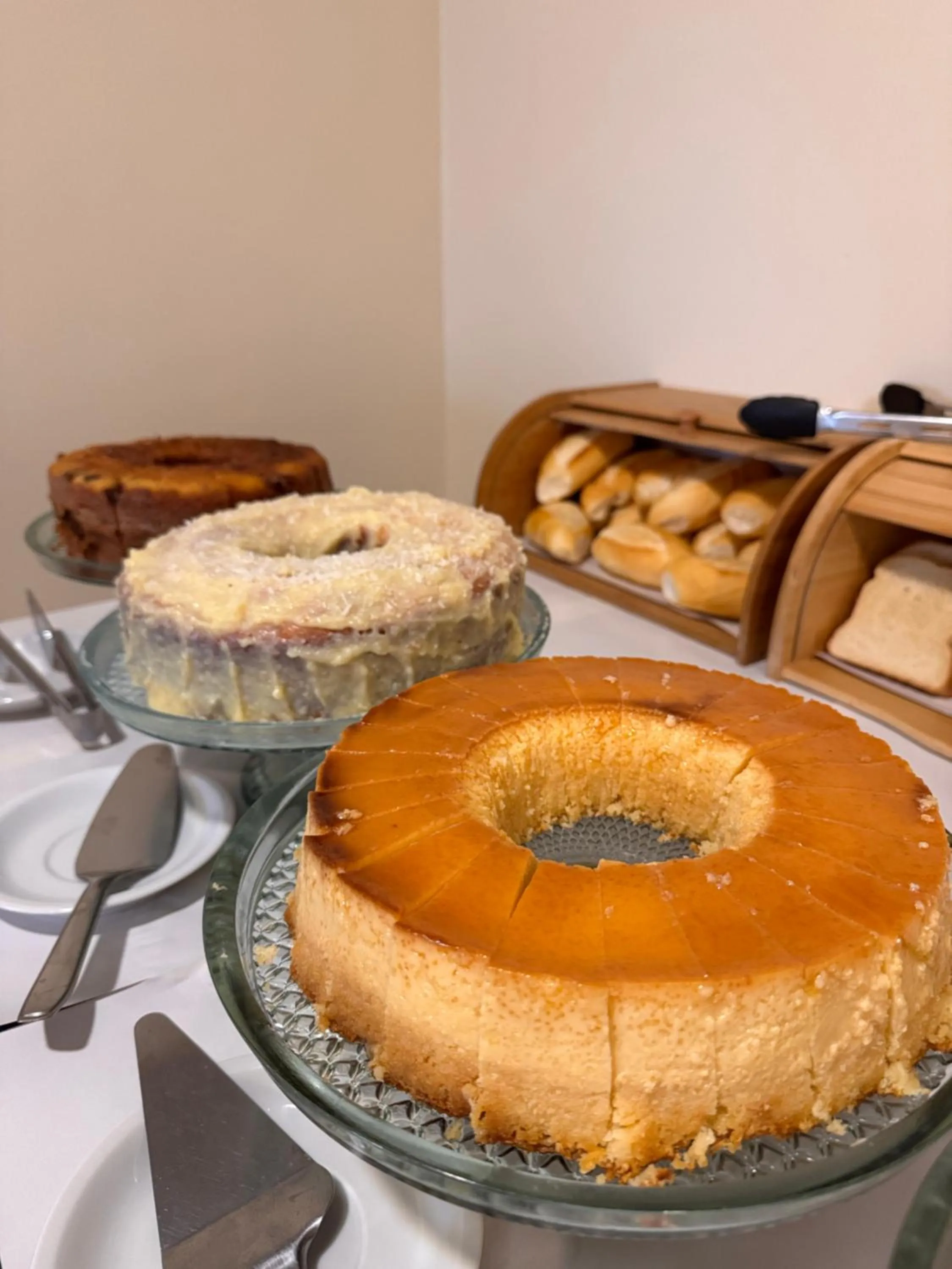 Buffet breakfast in Pousada Porto Praia