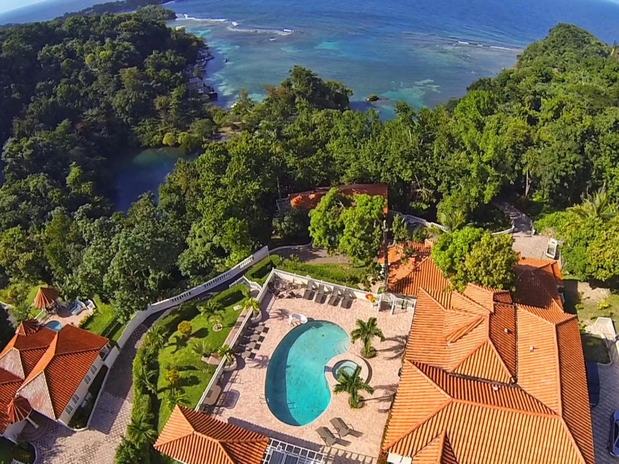 Property building in Tropical Lagoon Resort