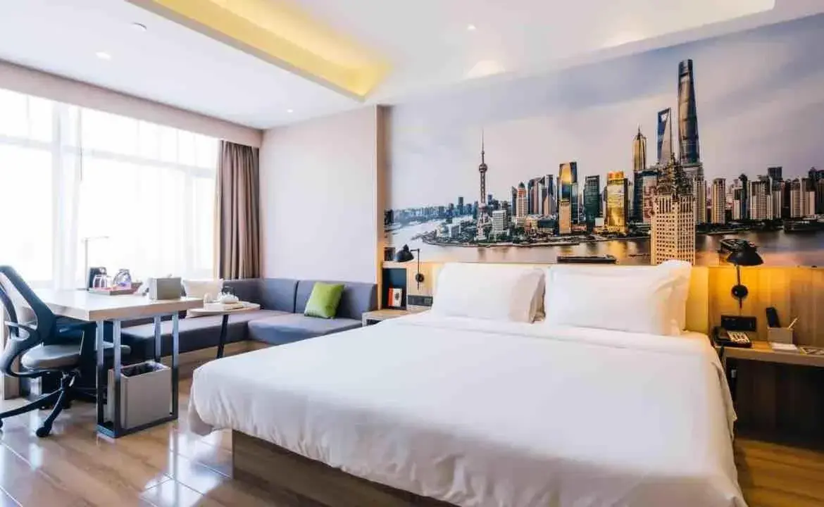 Bed in Atour Hotel (Shanghai International Tourism and Resorts Zone XiuYan Road) Bed in Atour Hotel (Shanghai International Tourism and Resorts Zone XiuYan Road)