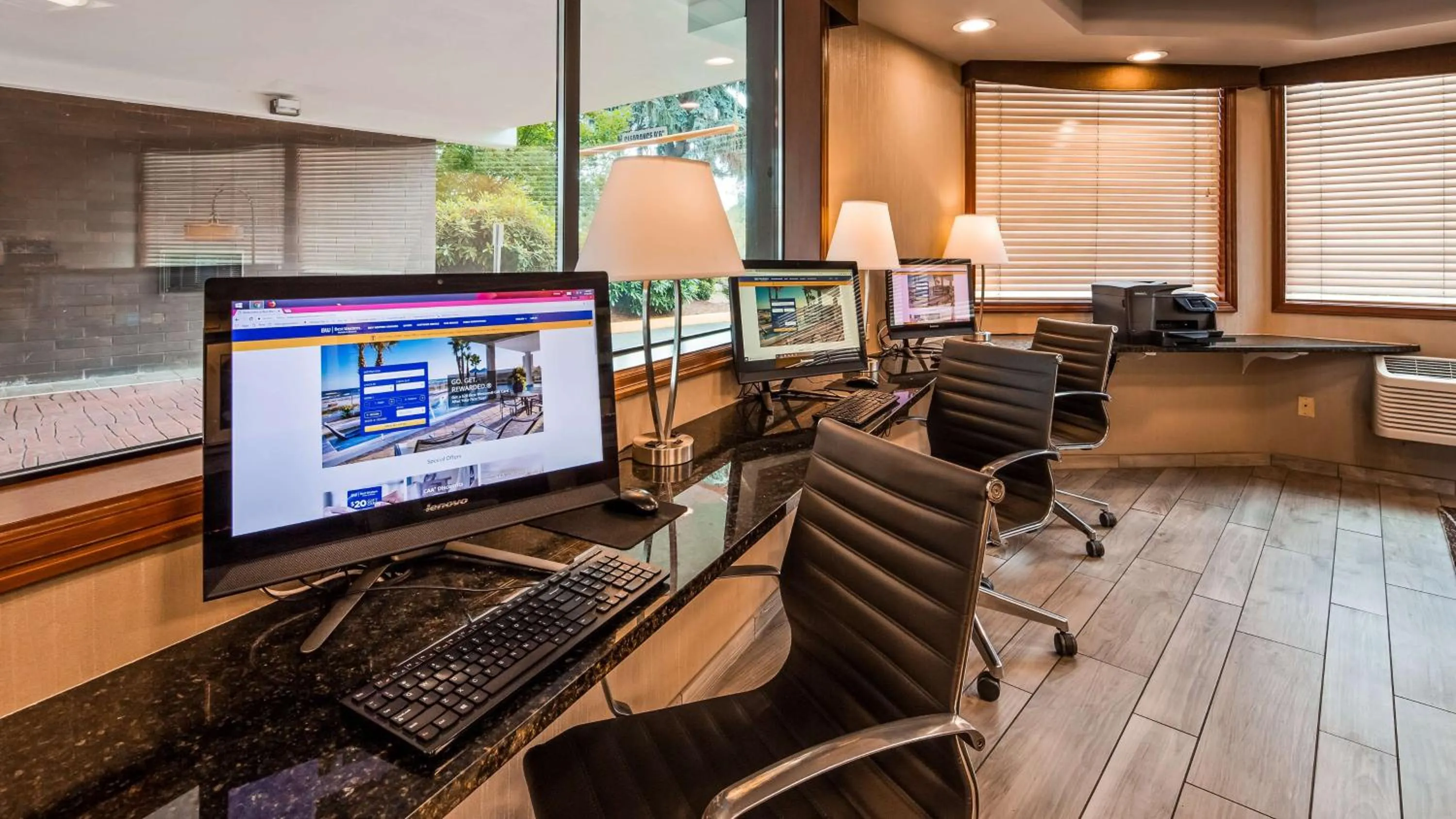 On site in Best Western Plus Rivershore Hotel