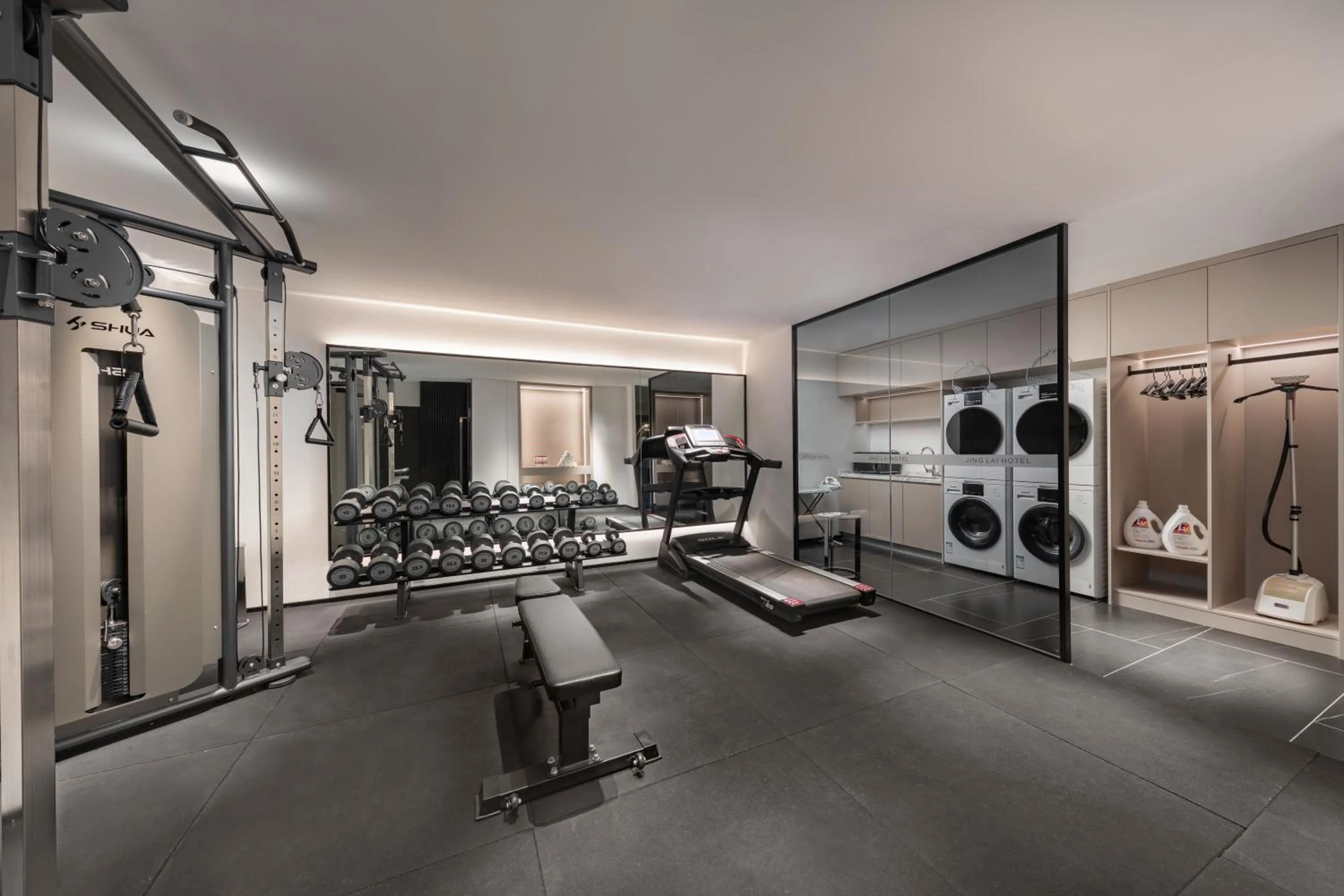 Fitness centre/facilities in JingLai Bushe Hotel Bund Nanjing West Road Shanghai