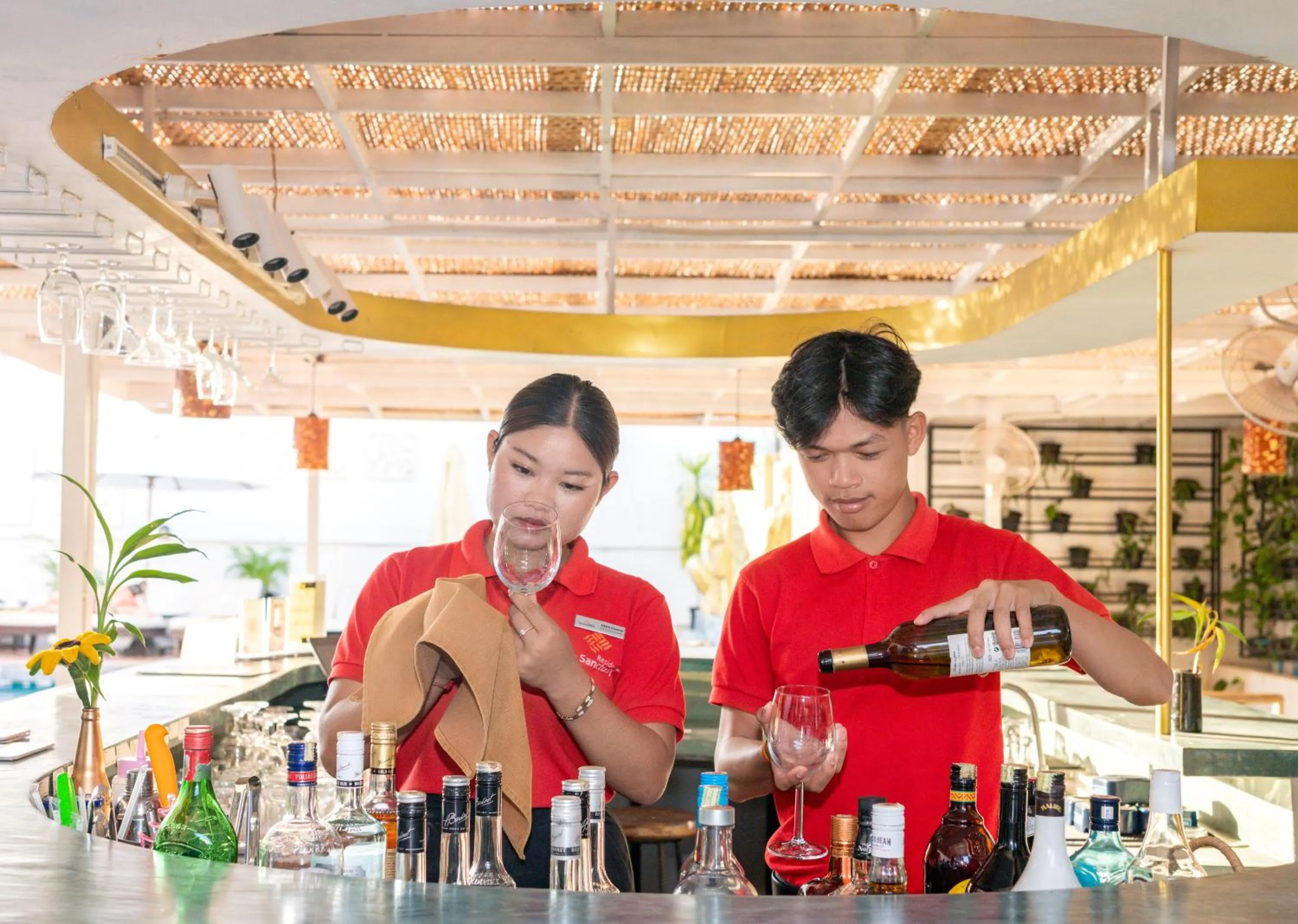 Lounge or bar in The Sanctuary Residence