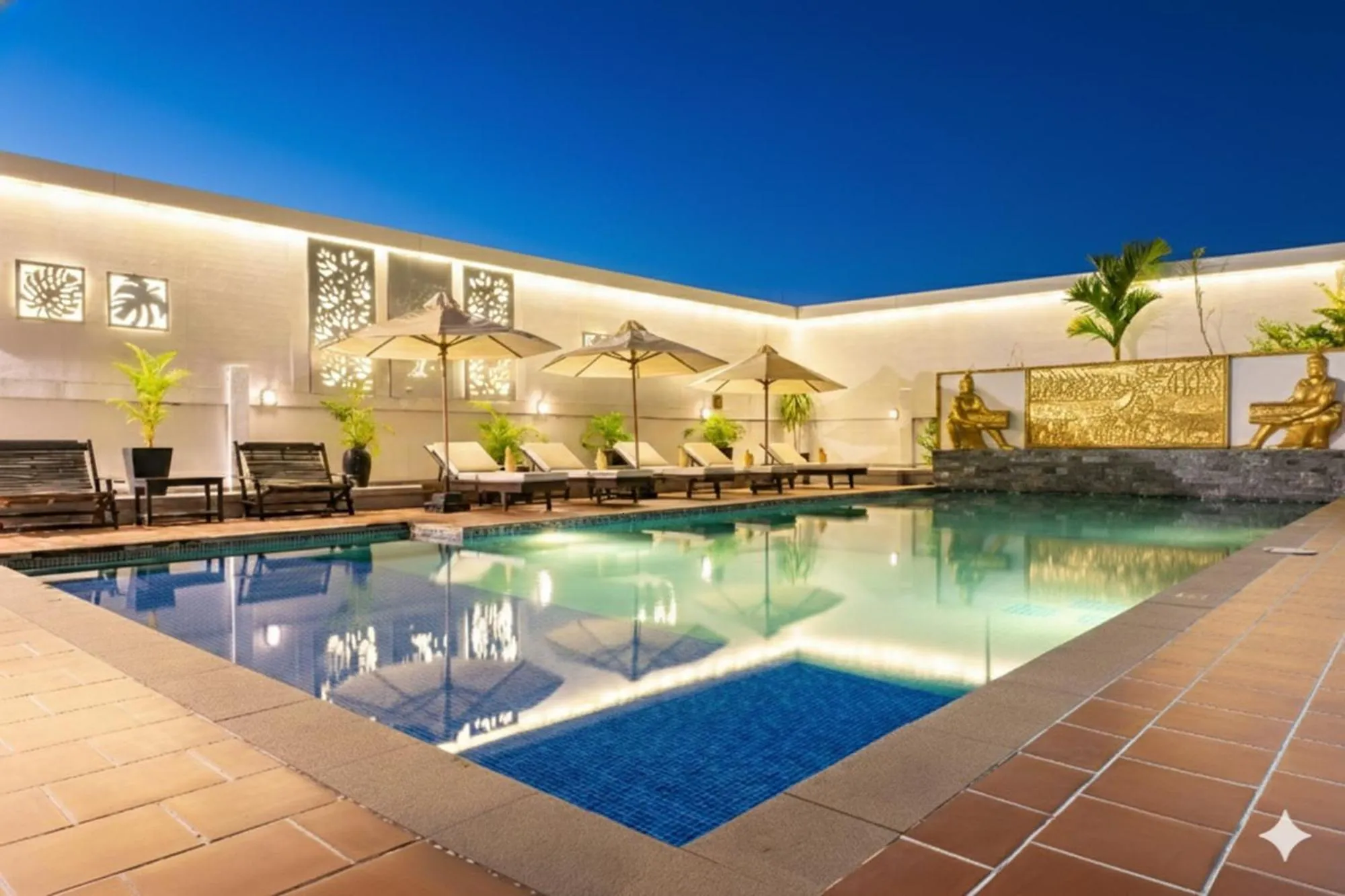 Swimming pool in The Sanctuary Residence