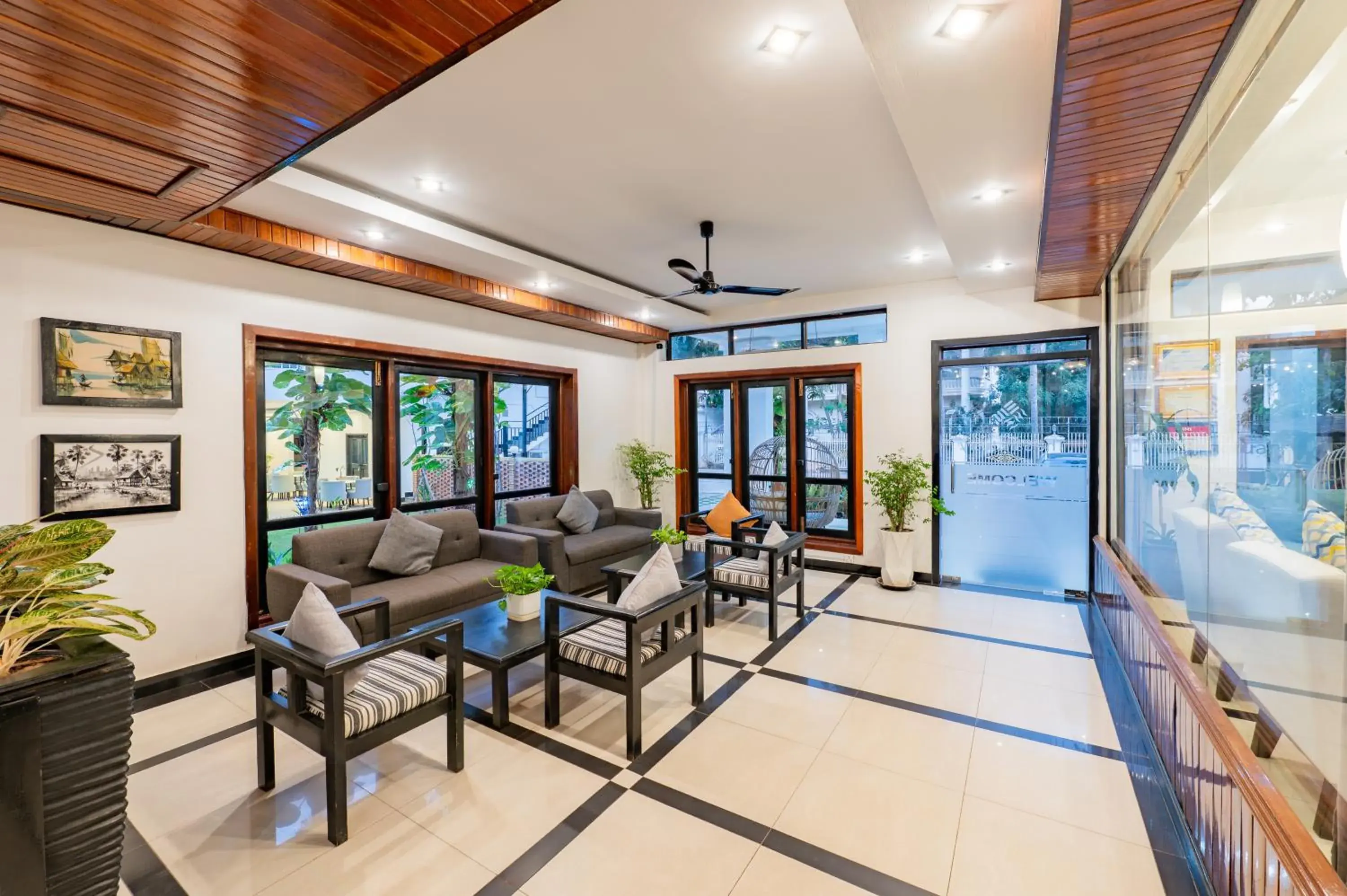 Lobby or reception in The Sanctuary Residence Lobby or reception in The Sanctuary Residence