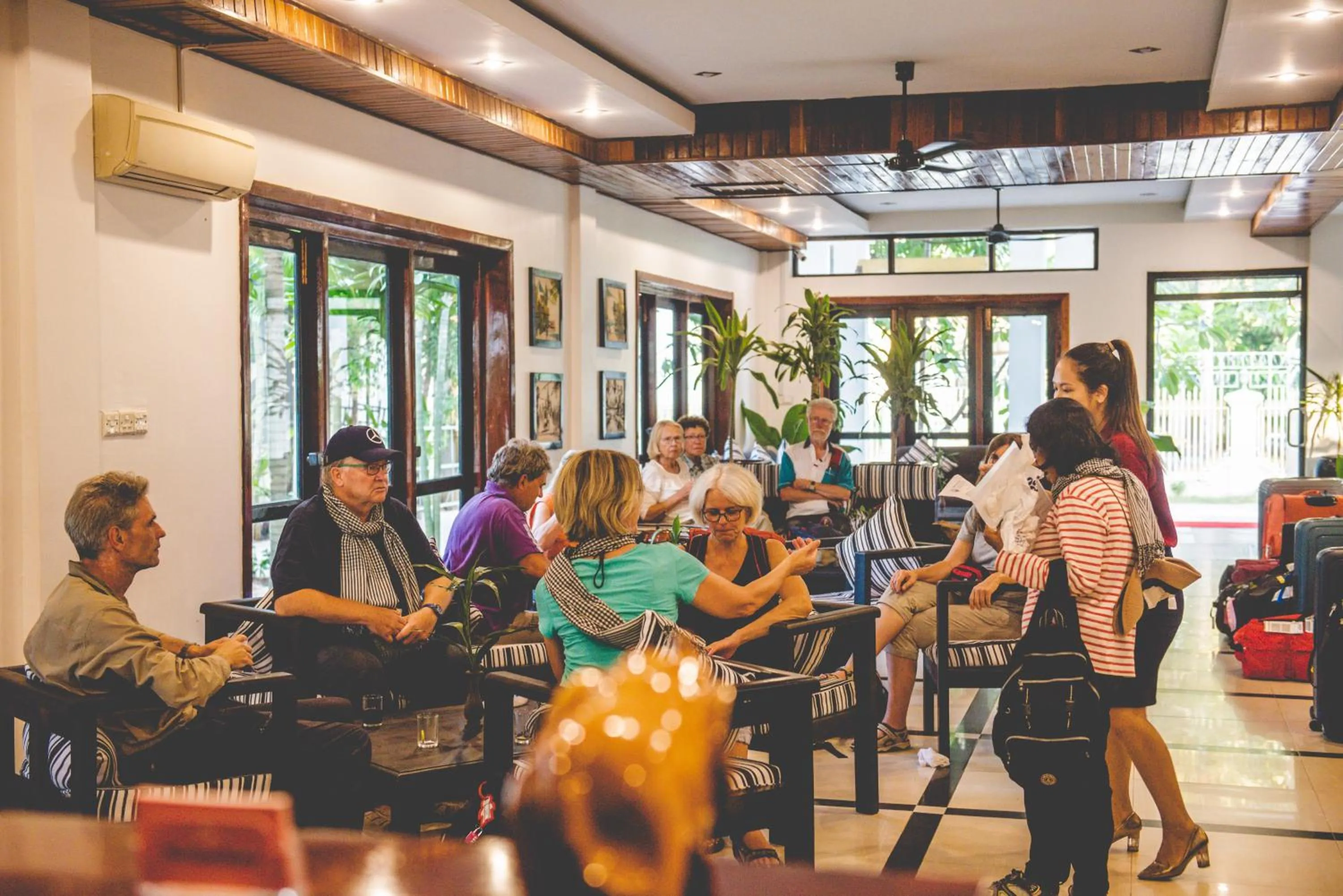 People in The Sanctuary Residence