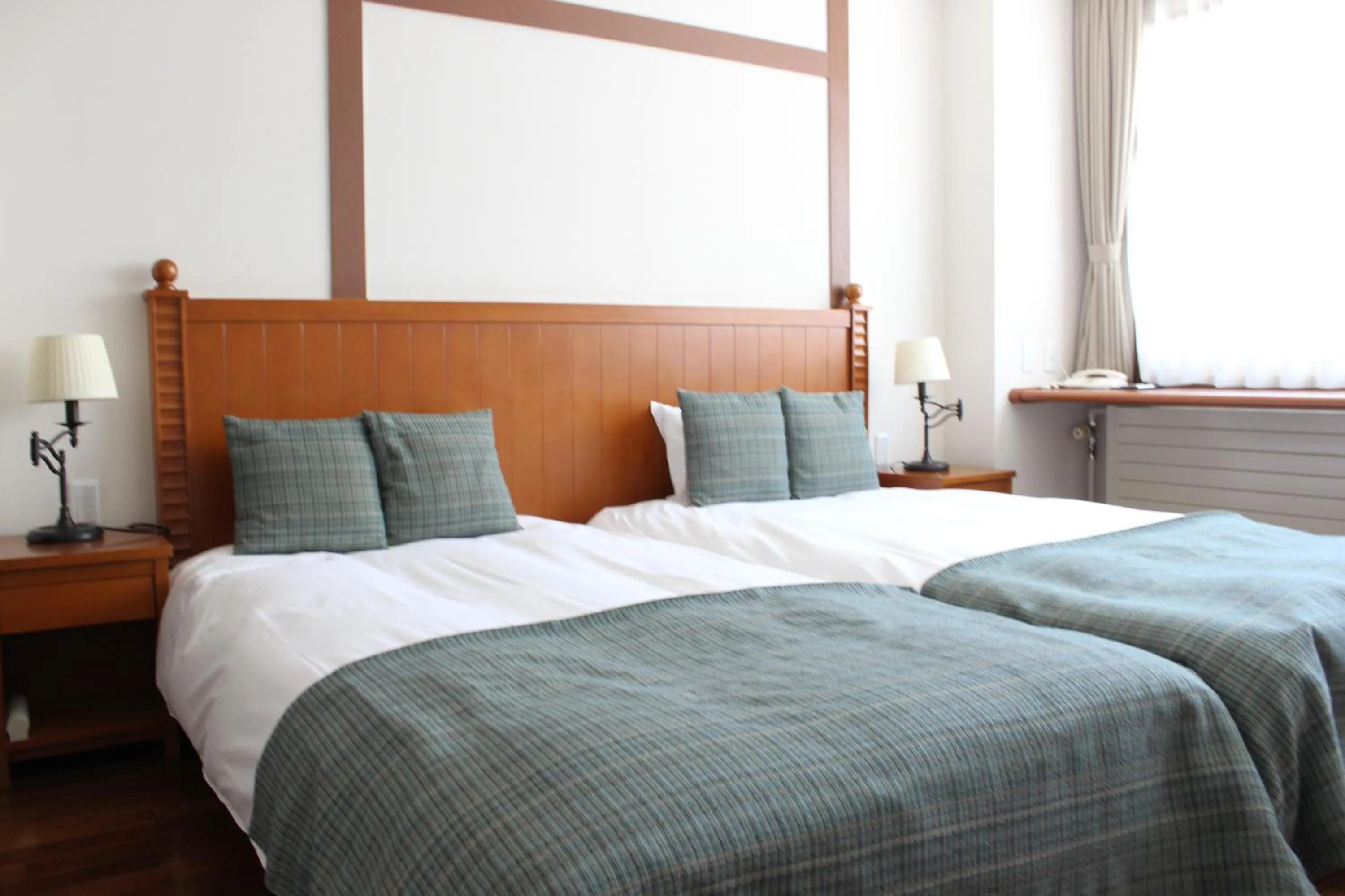 Bed in Asahidake Onsen Hotel Deer Valley