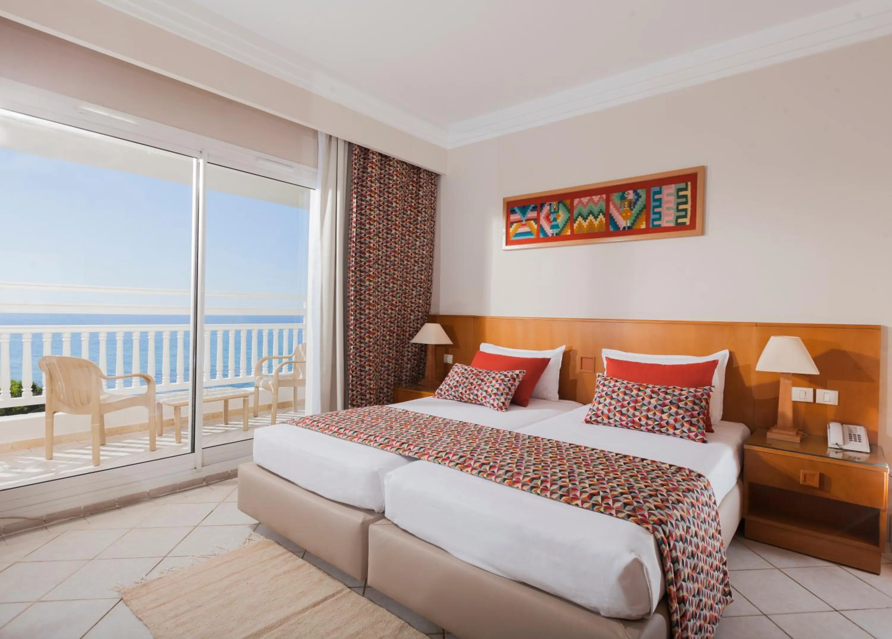 Bed in Thabraca Thalasso & Diving