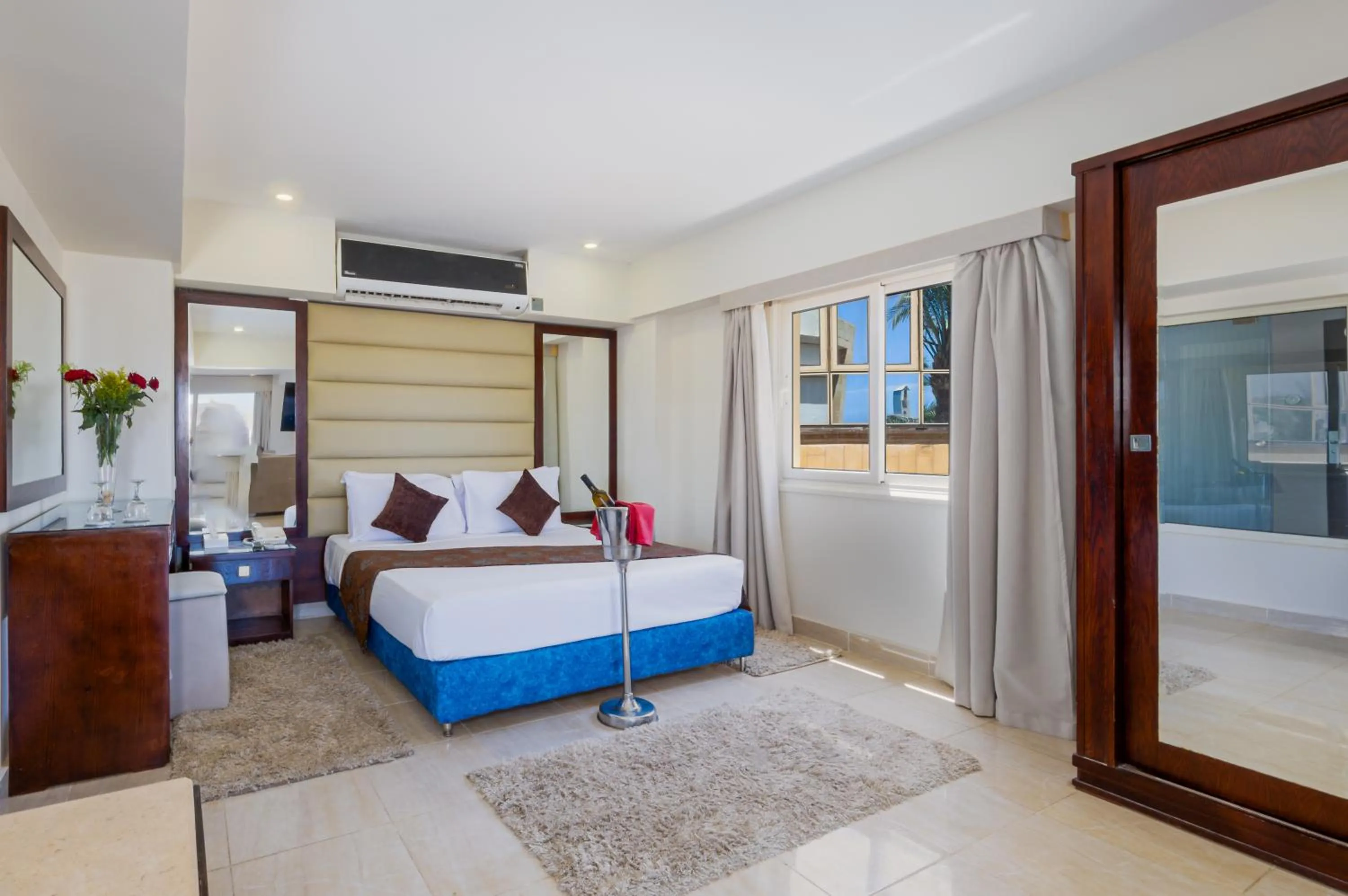 Bedroom, Bed in Seagull Beach Resort - Families and Couples Only