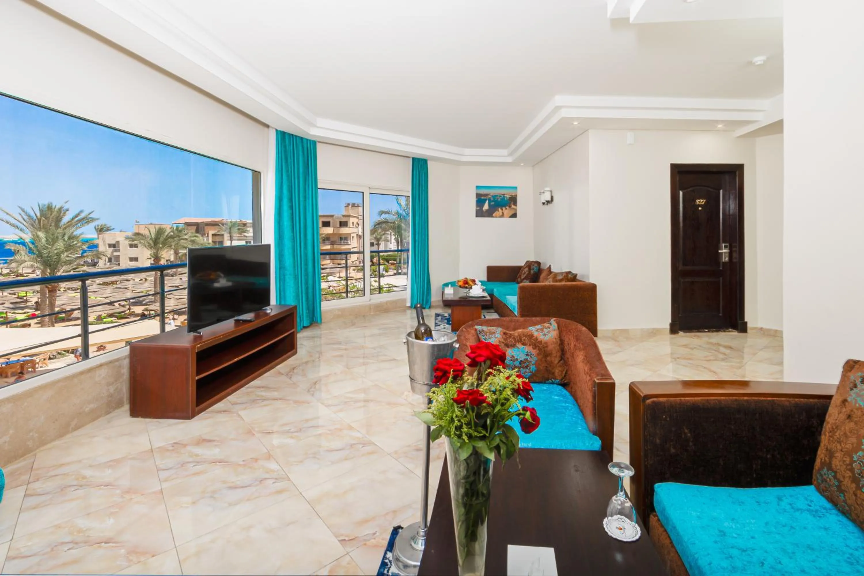 Living room in Seagull Beach Resort - Families and Couples Only