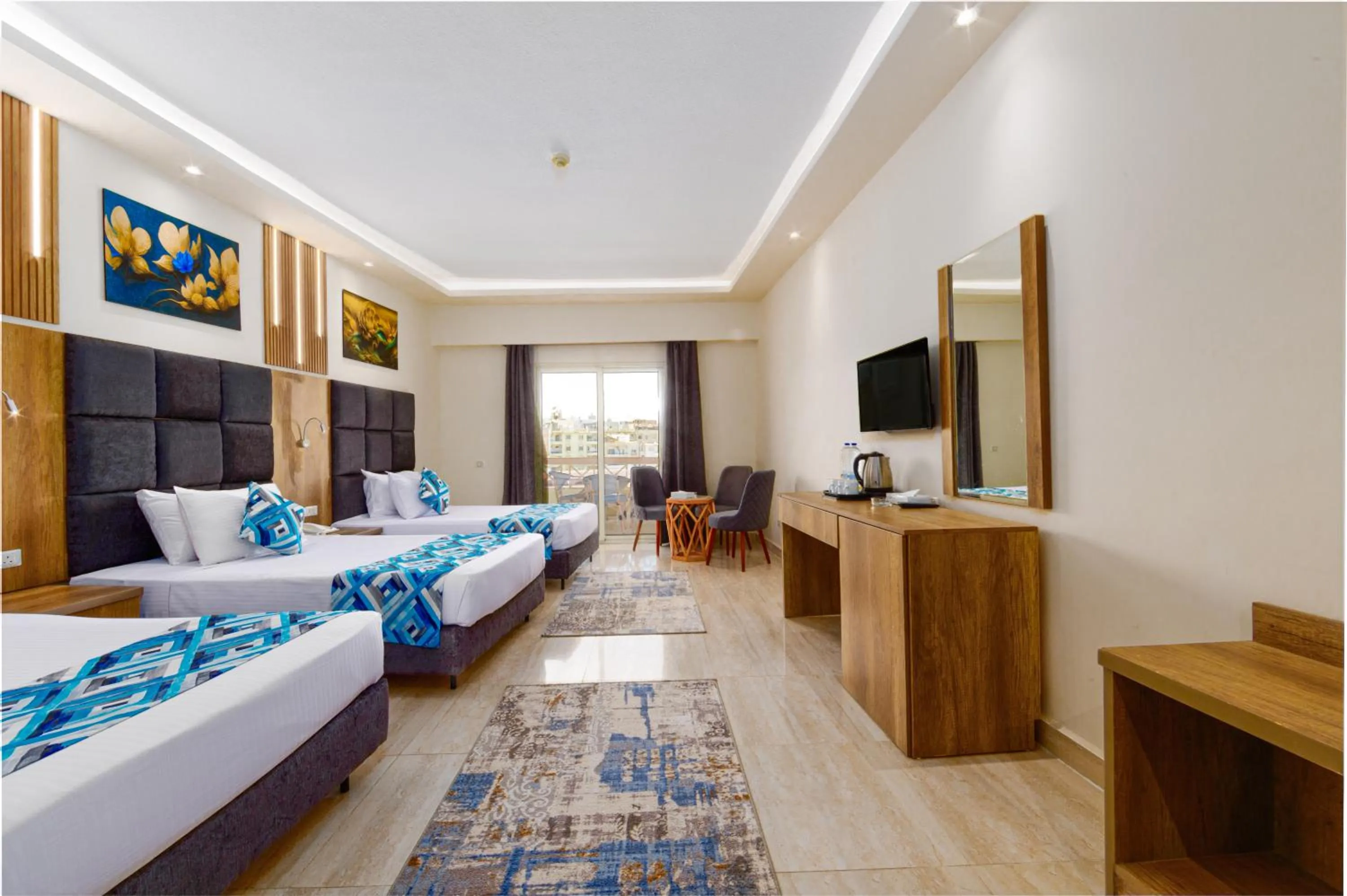 Bedroom, Bed in Seagull Beach Resort - Families and Couples Only