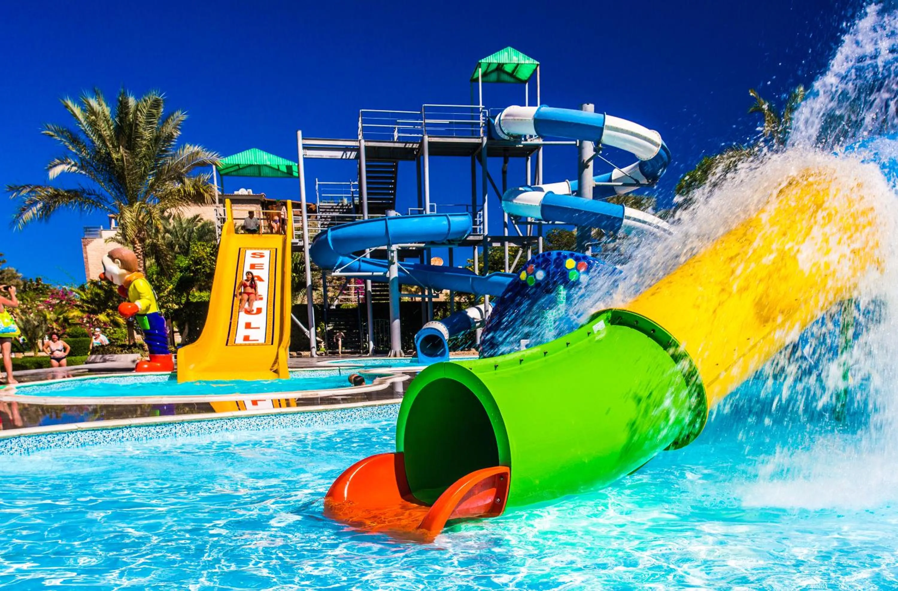 Aqua park in Seagull Beach Resort - Families and Couples Only