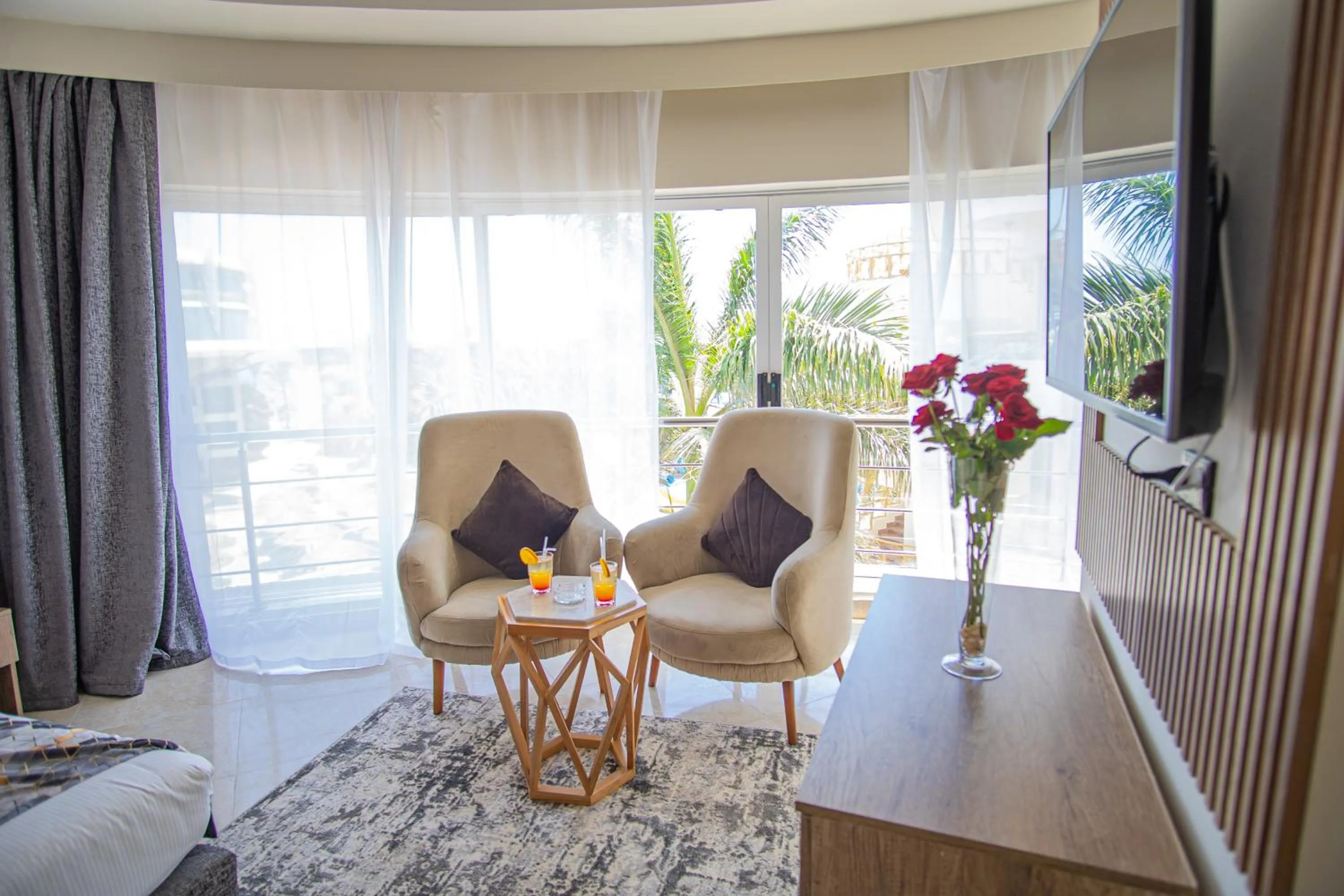 Seating area in Seagull Beach Resort - Families and Couples Only