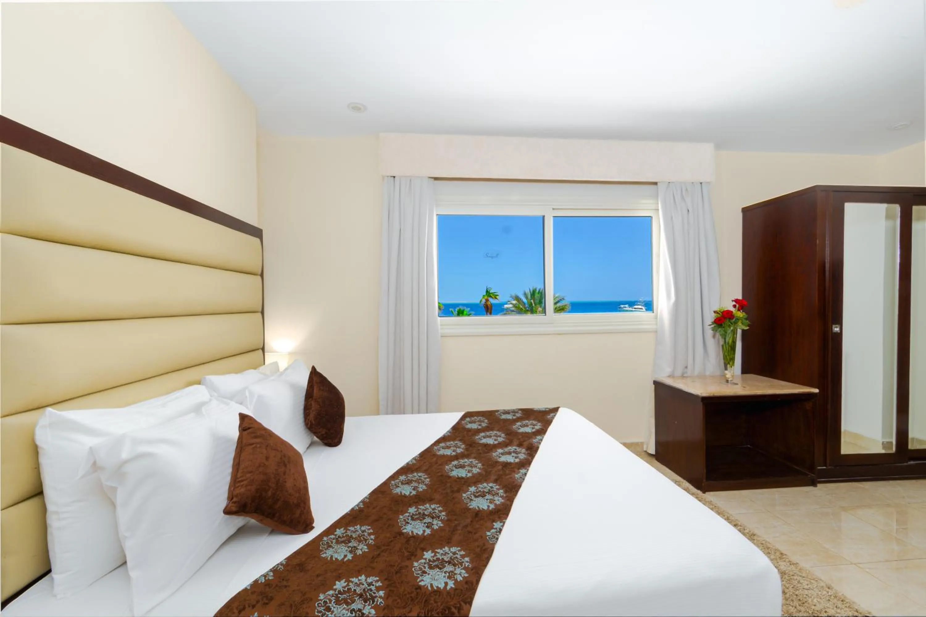 Bedroom, Bed in Seagull Beach Resort - Families and Couples Only
