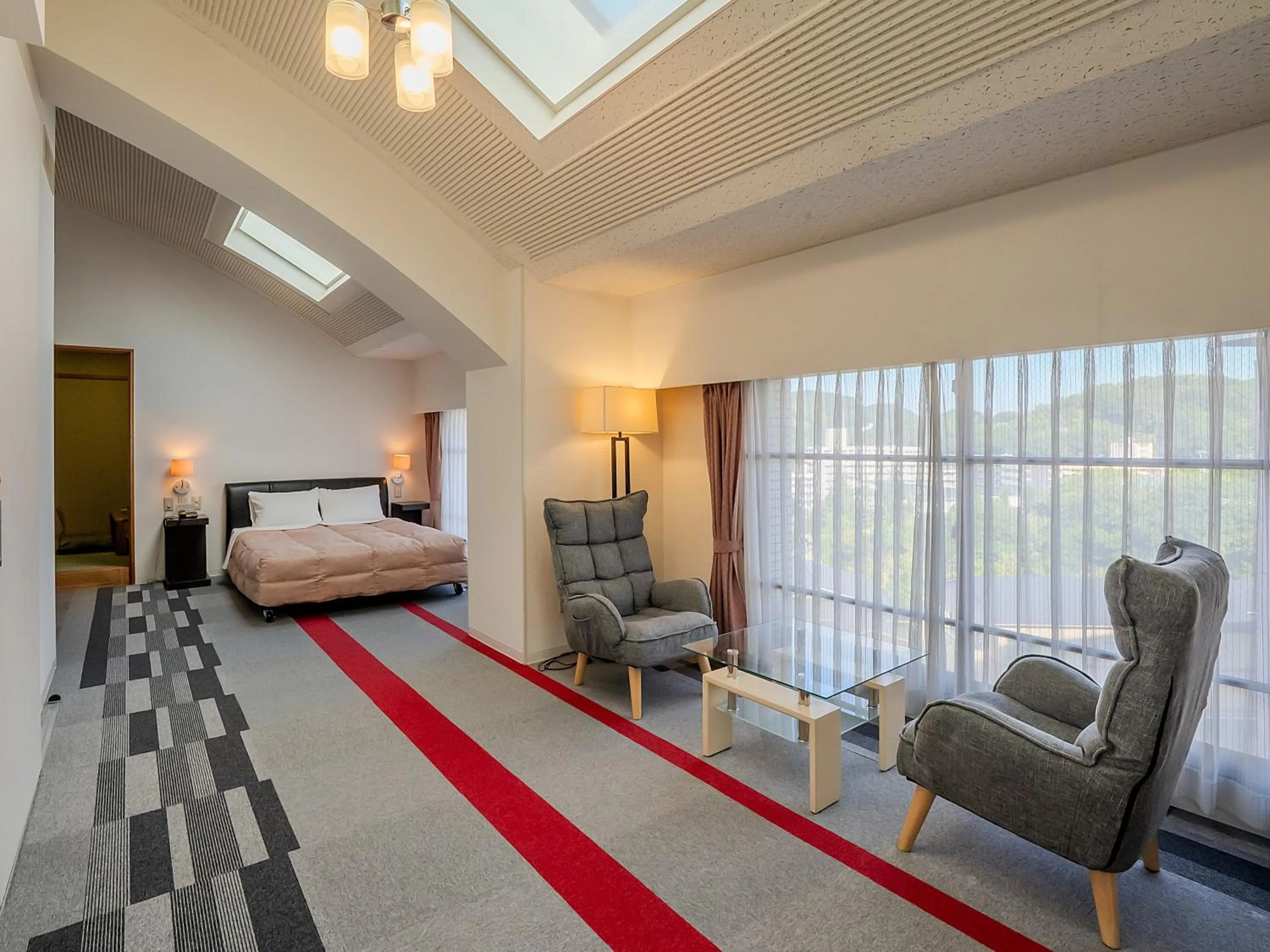 Bed in Hotel Luna Park