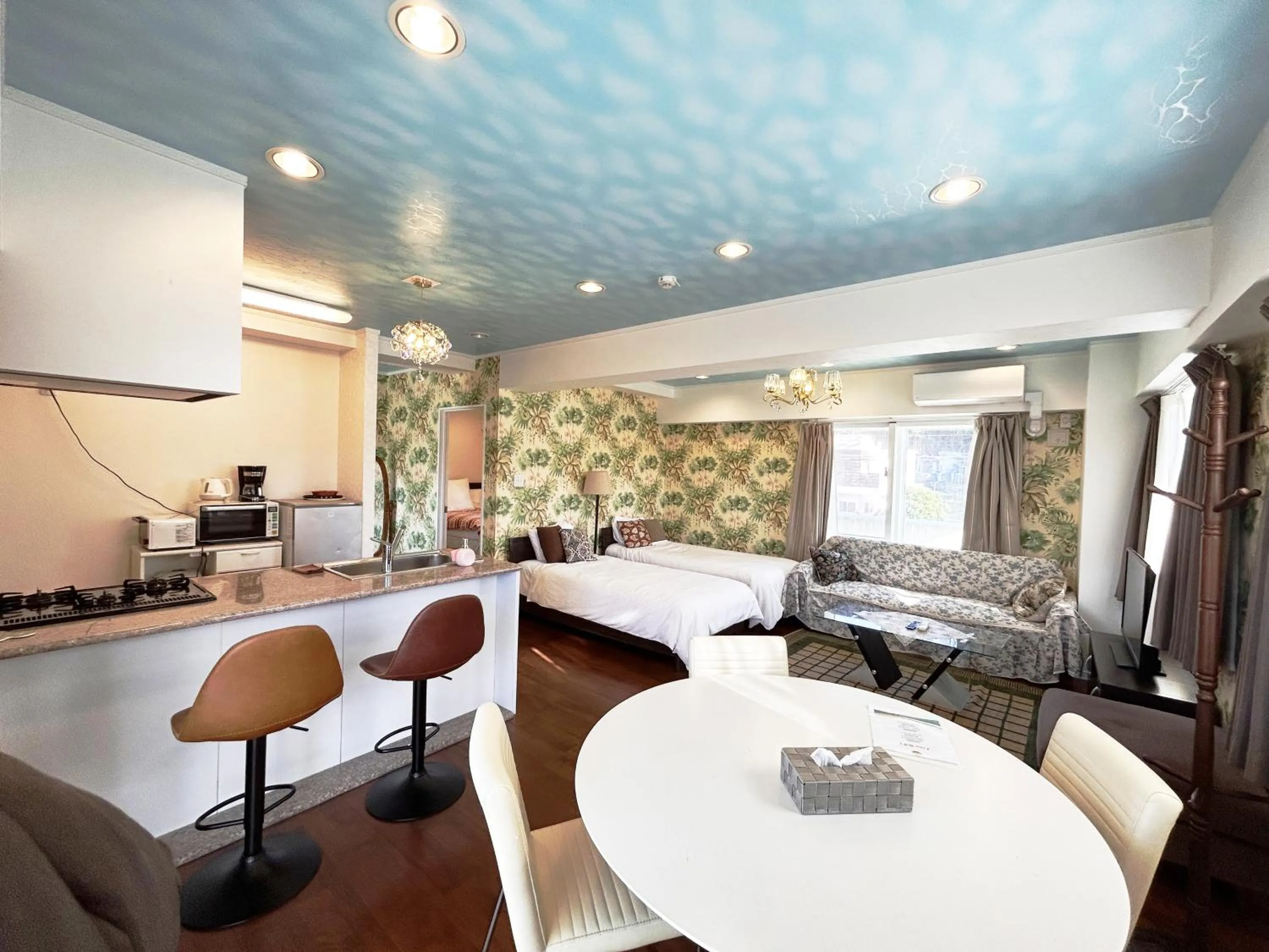 On site, Bed in Ocean Villa Tin Gala