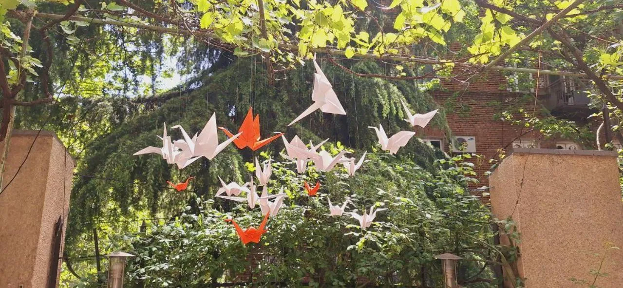 Garden in Iliani Hotel