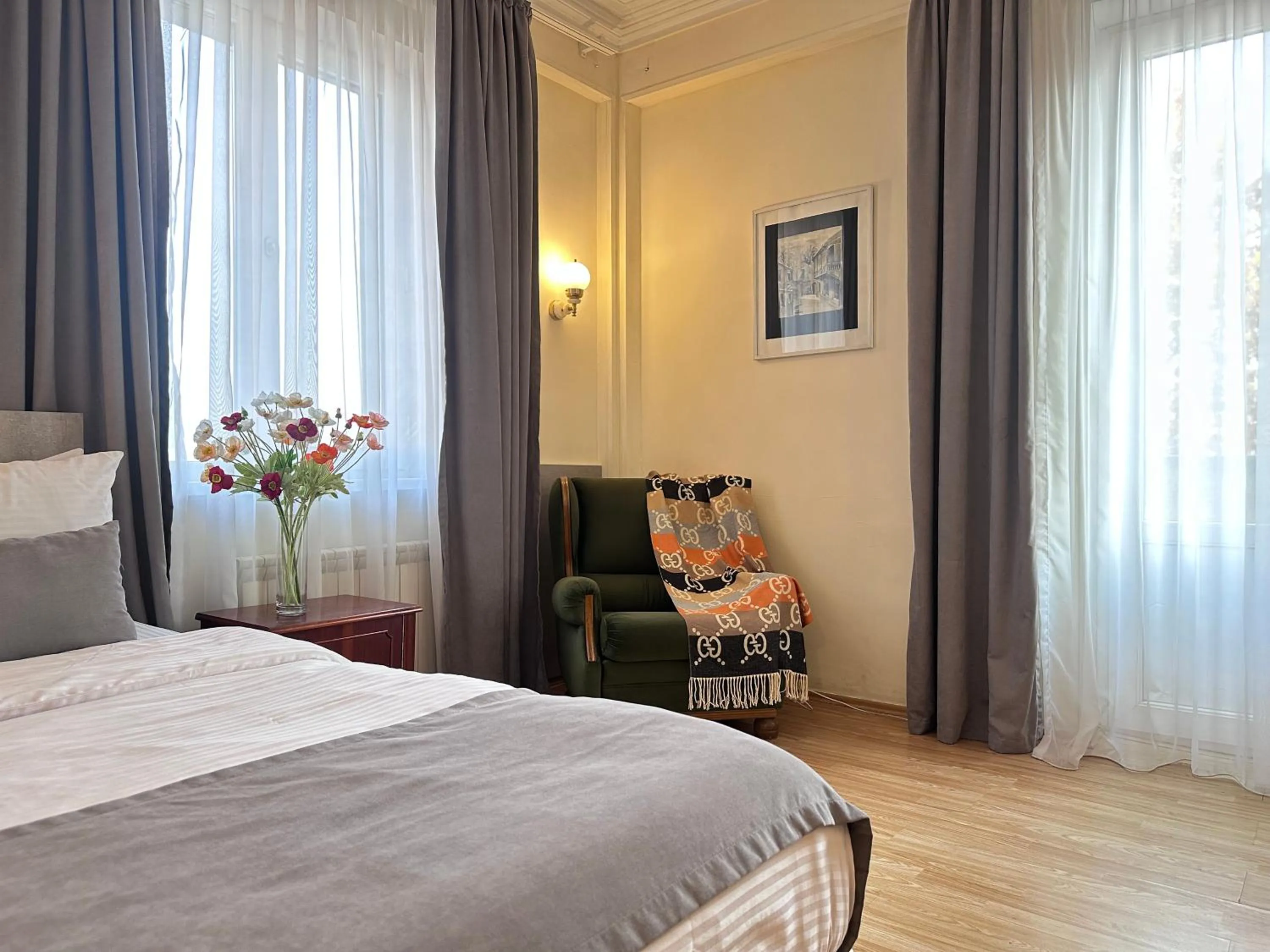 Bedroom, Bed in Iliani Hotel