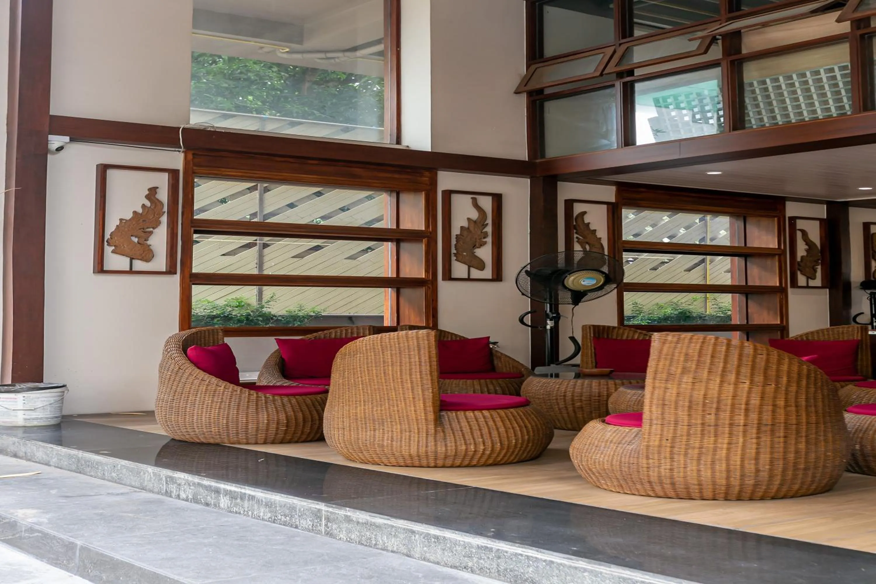 Dining area in A Room Bangkok Sathorn