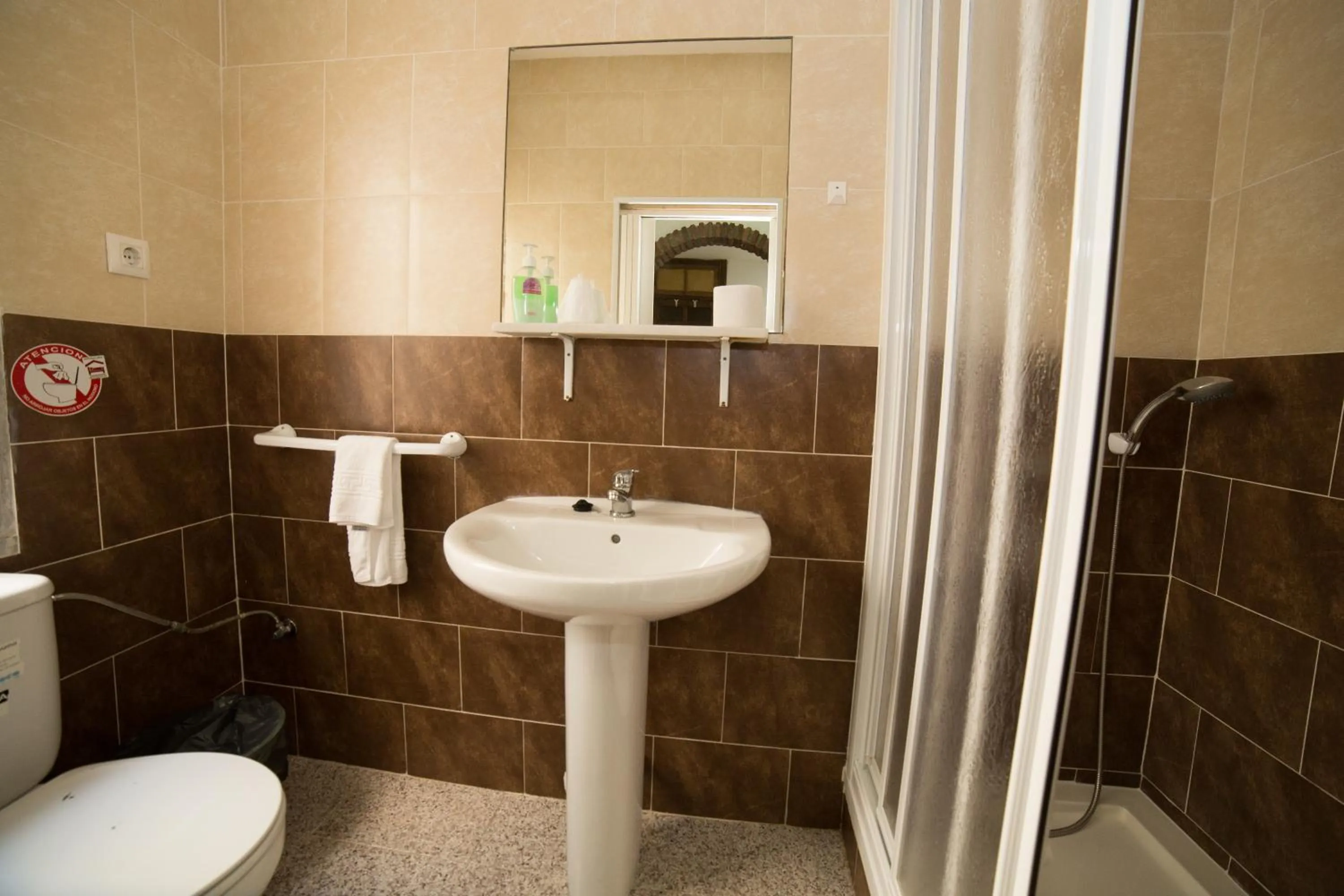 Toilet in Hospedaje Lisboa Algeciras P Ca 0214 y A Ca 0232