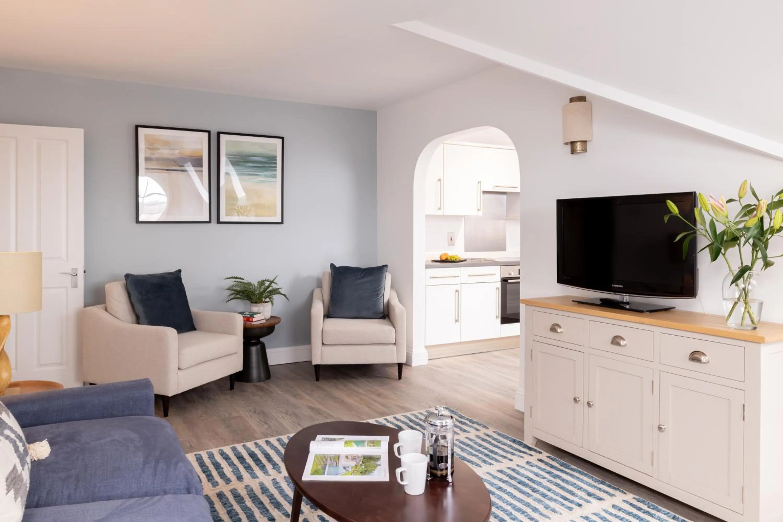 Living room in SACO Jersey - Merlin House