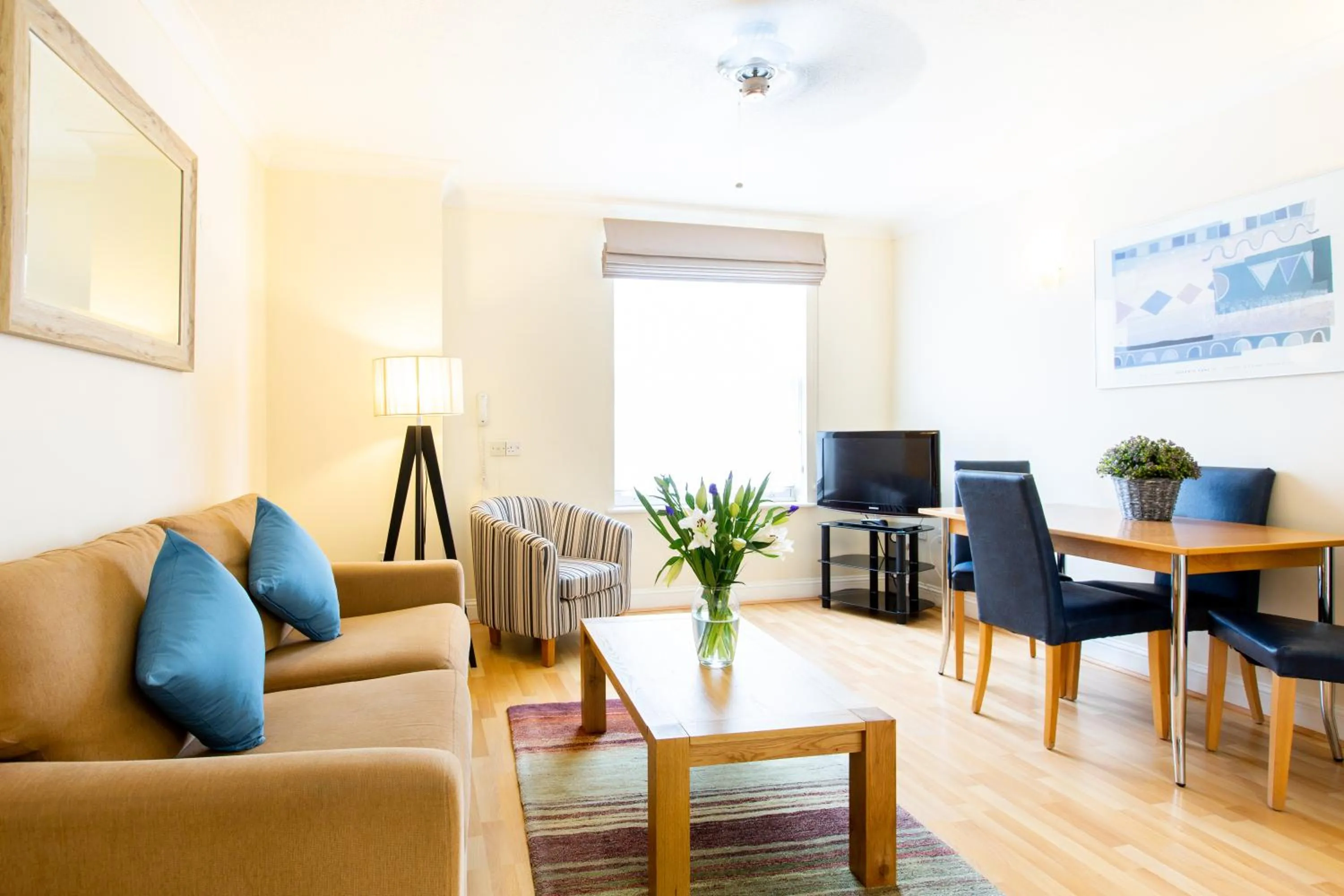 Living room in SACO Jersey - Merlin House