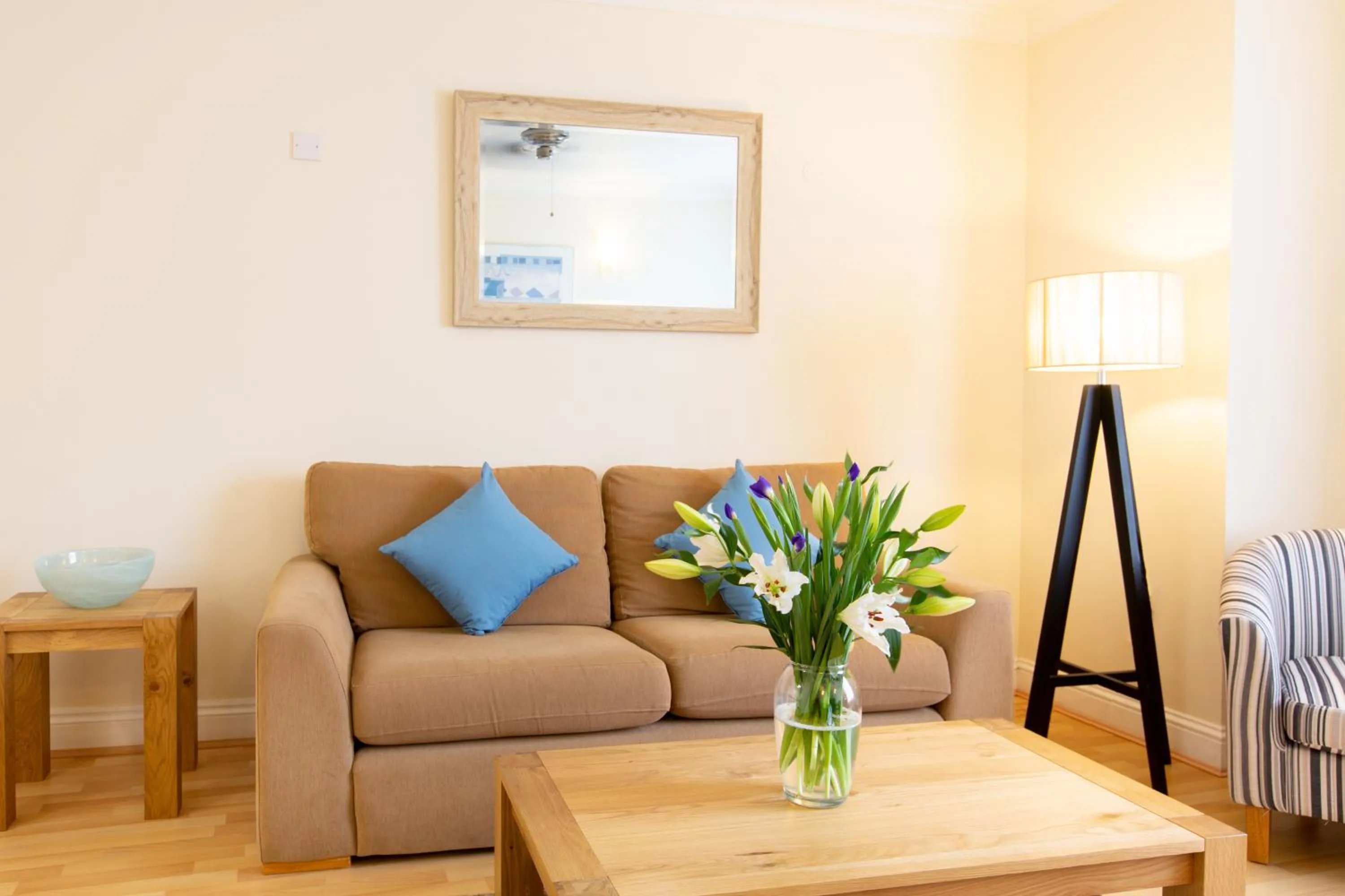 Living room in SACO Jersey - Merlin House
