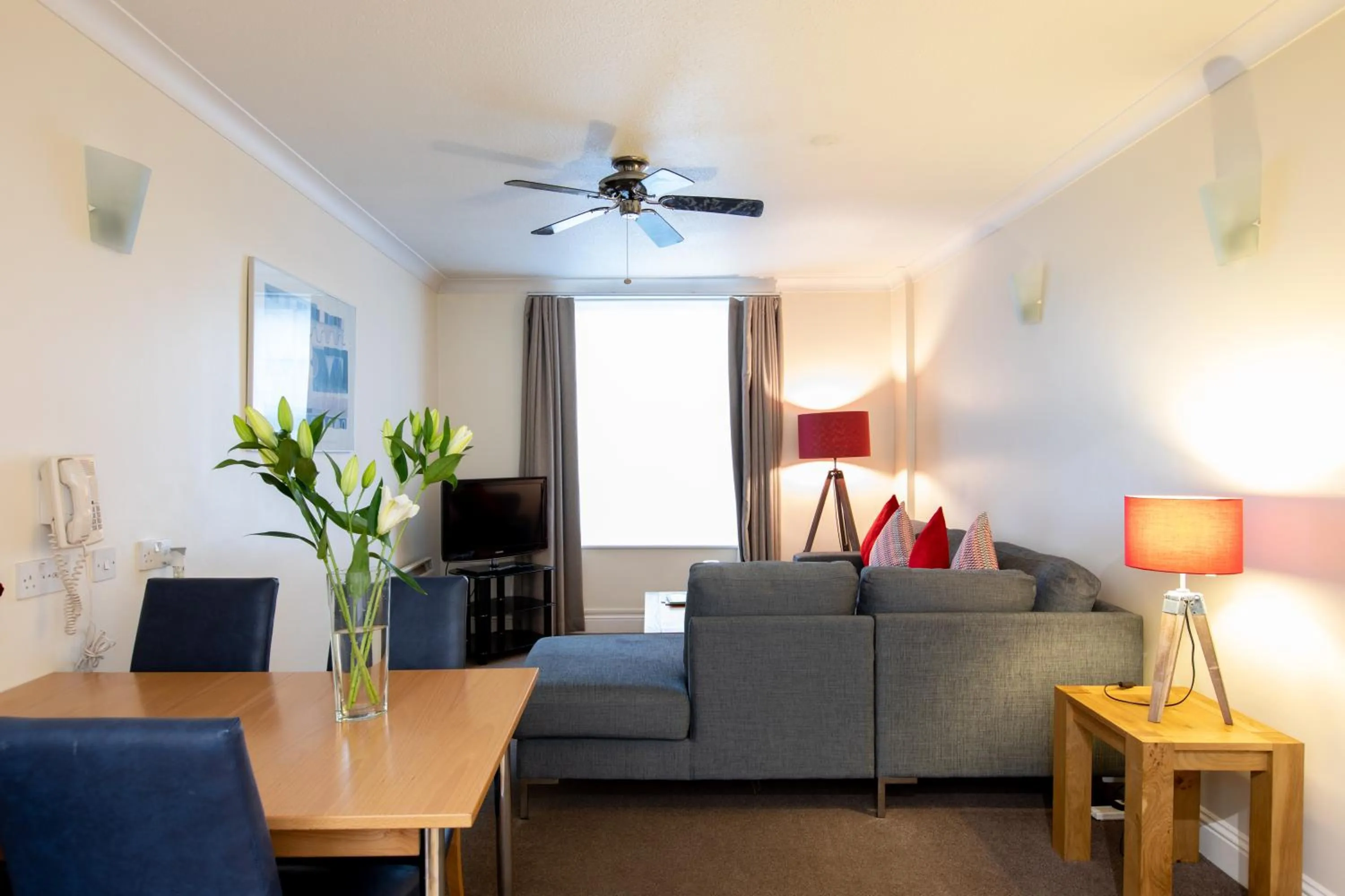 Seating area in SACO Jersey - Merlin House