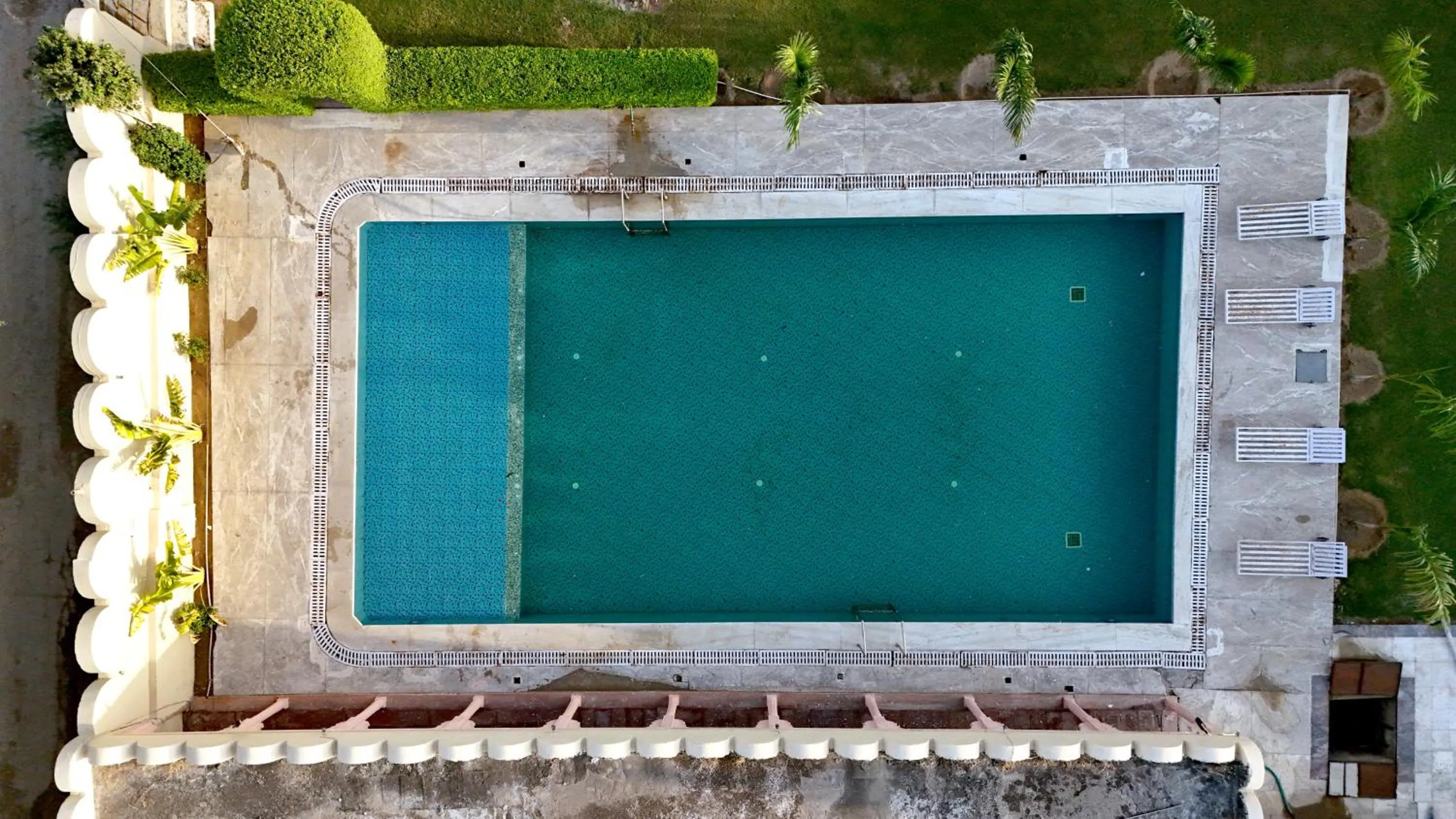 Pool view in Satyam Palace Resort
