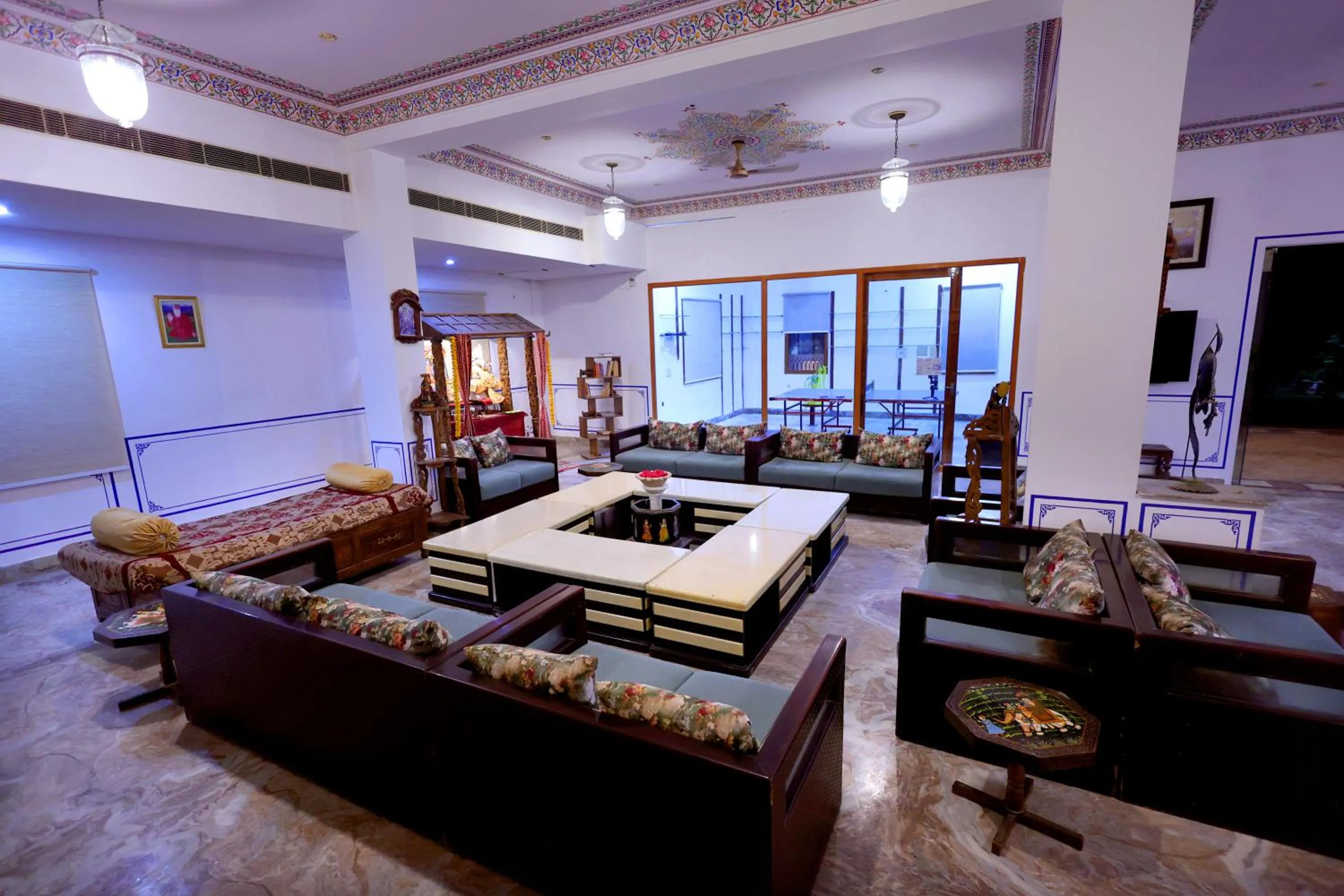 Lobby or reception in Satyam Palace Resort
