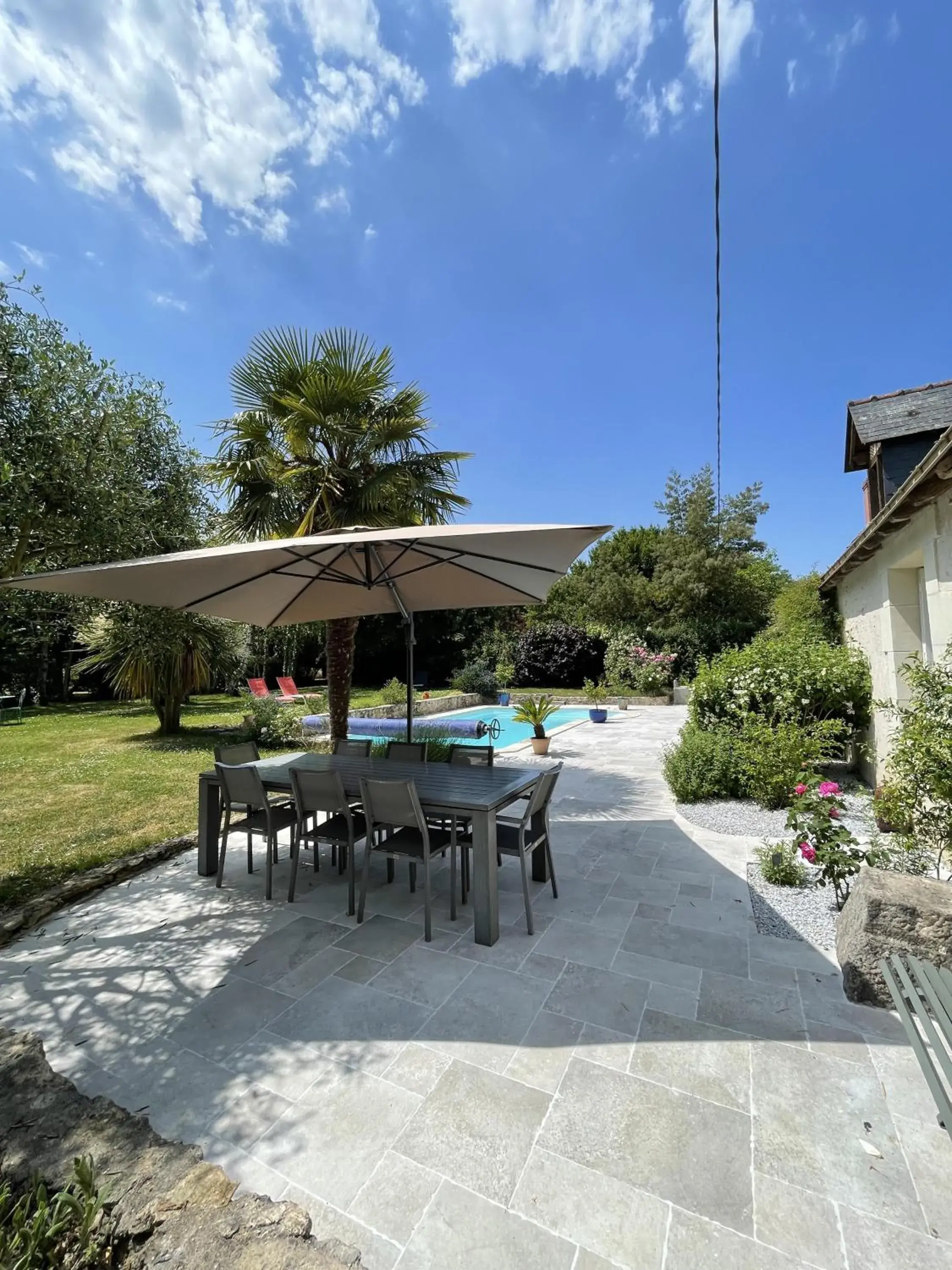 Garden in Villa Cassandre Garden in Villa Cassandre