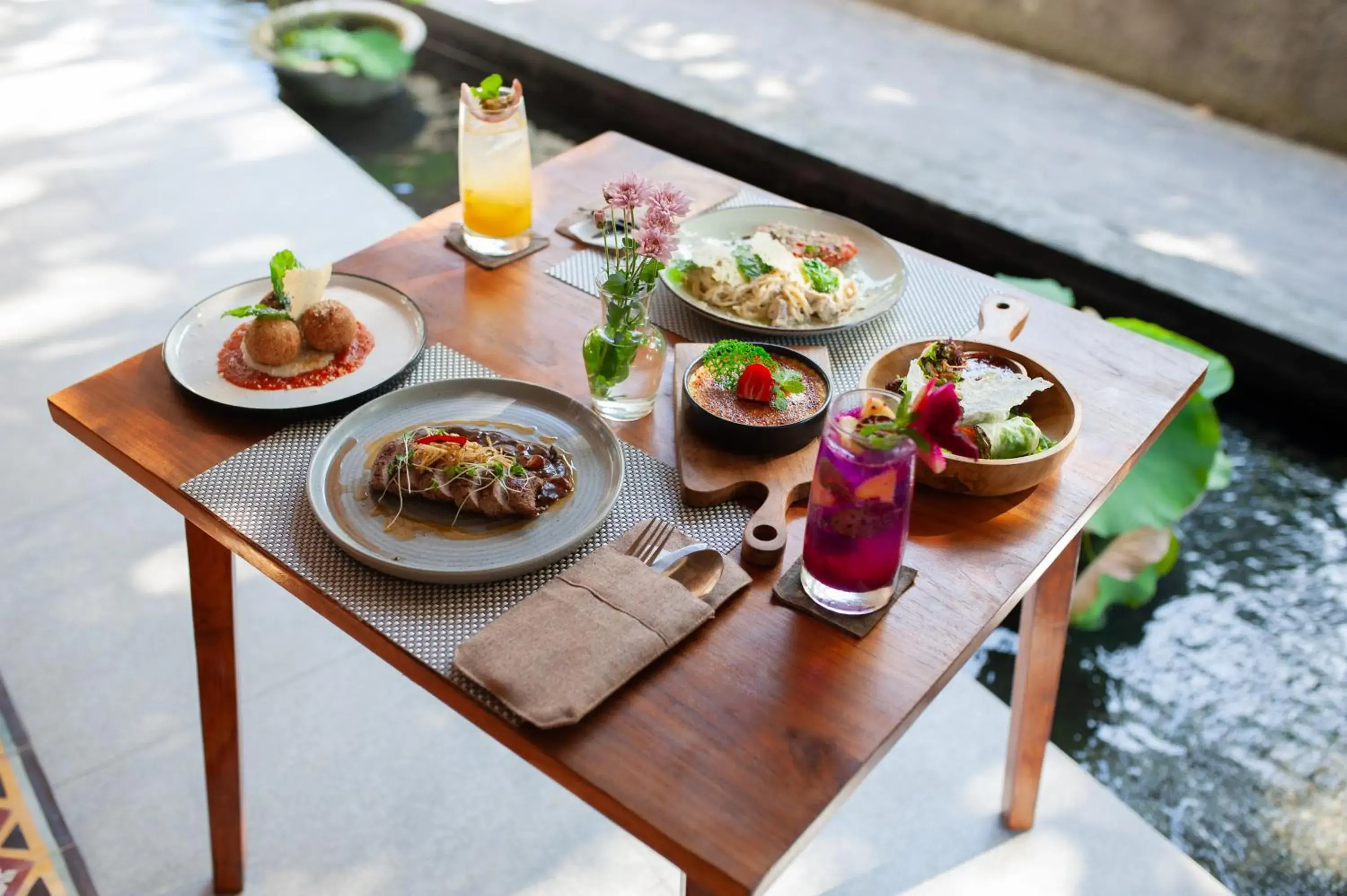 Food close-up in The Artini Dijiwa Ubud Food close-up in The Artini Dijiwa Ubud