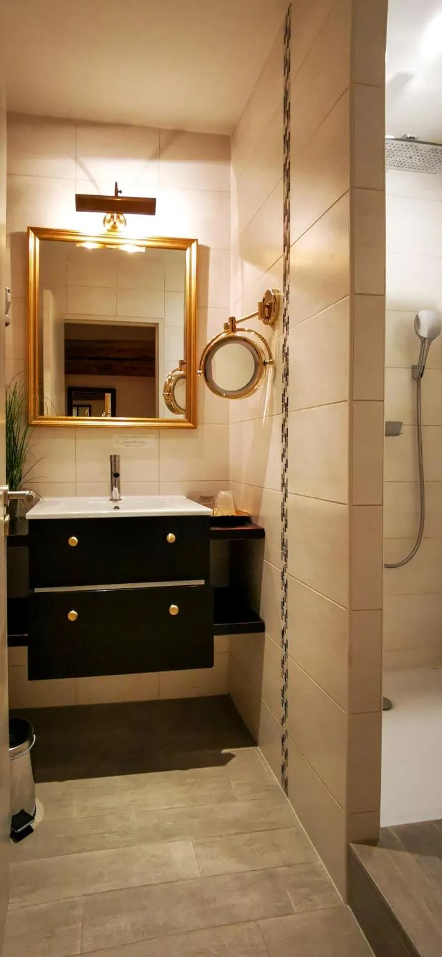 Shower in Hôtel Le Griffon d'Or