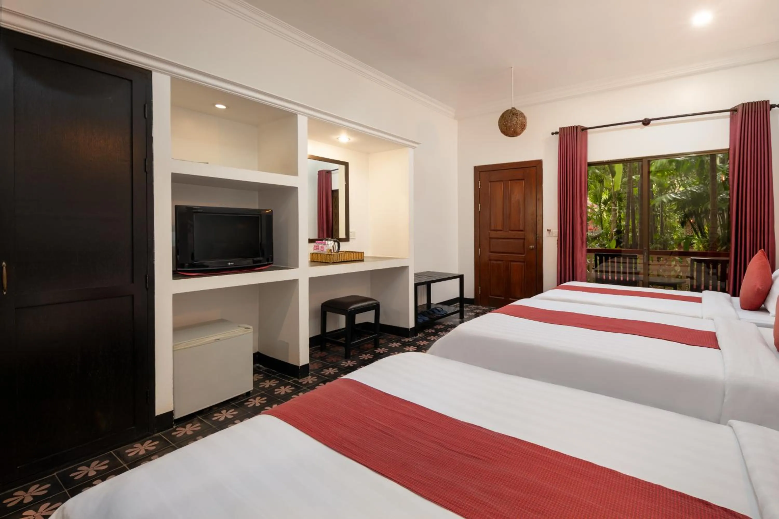 TV and multimedia, Bed in La Niche D'angkor Boutique Hotel