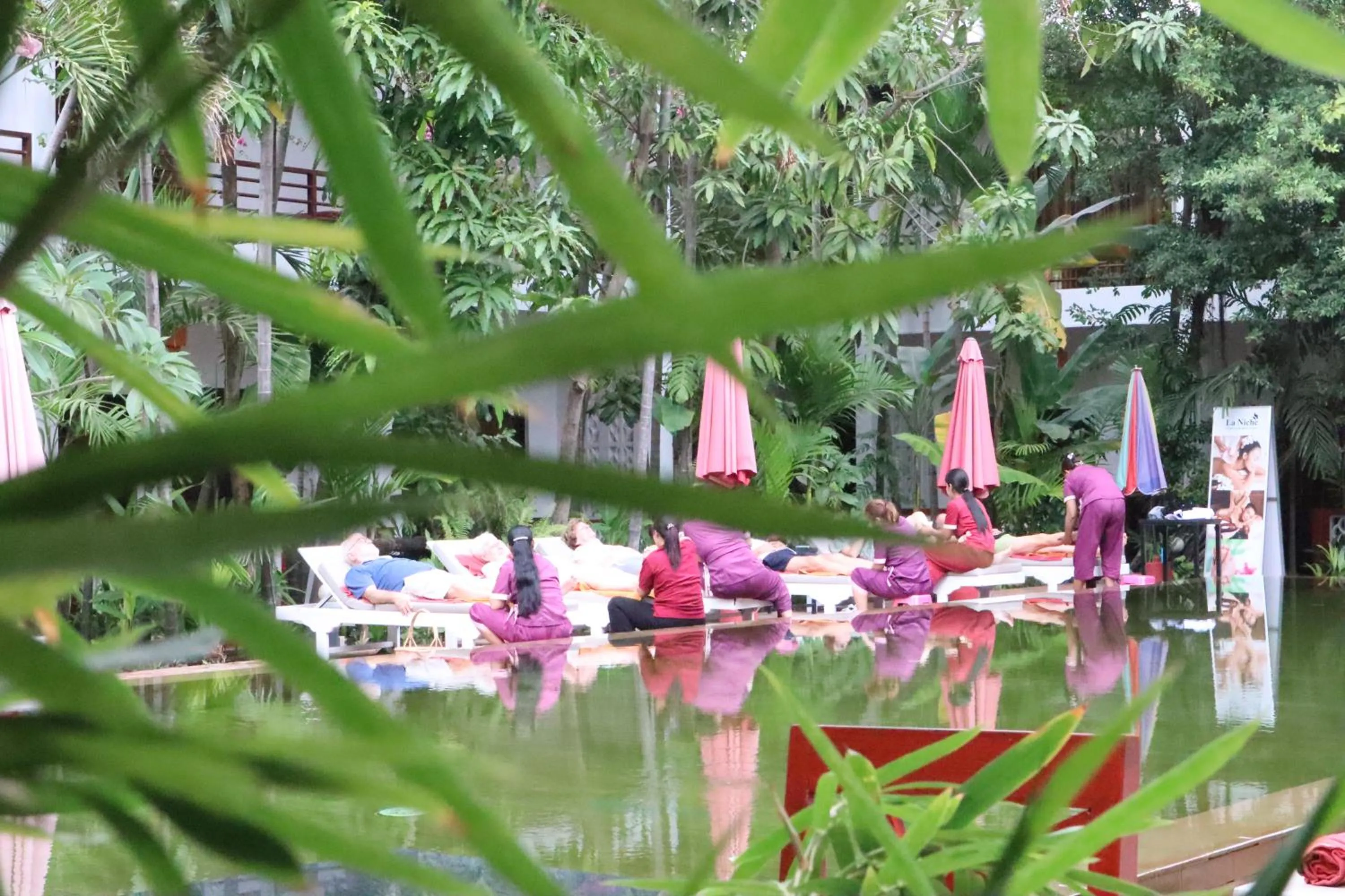 Swimming pool in La Niche D'angkor Boutique Hotel