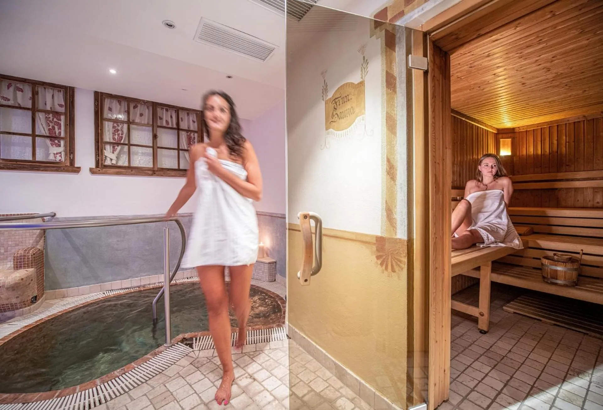 Sauna in Hotel Edelweiss